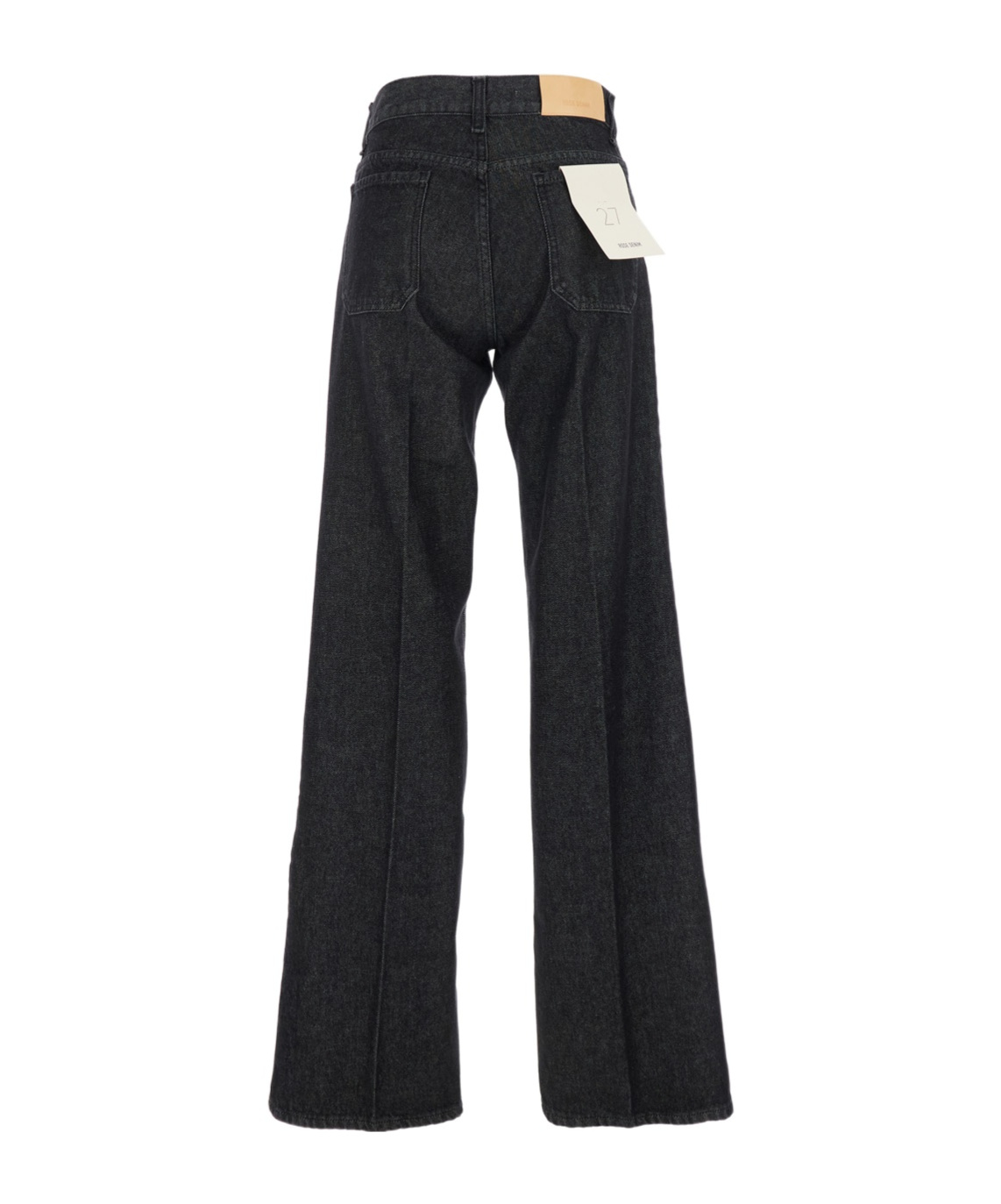 Merci Belt Loop Denim Trousers In Black