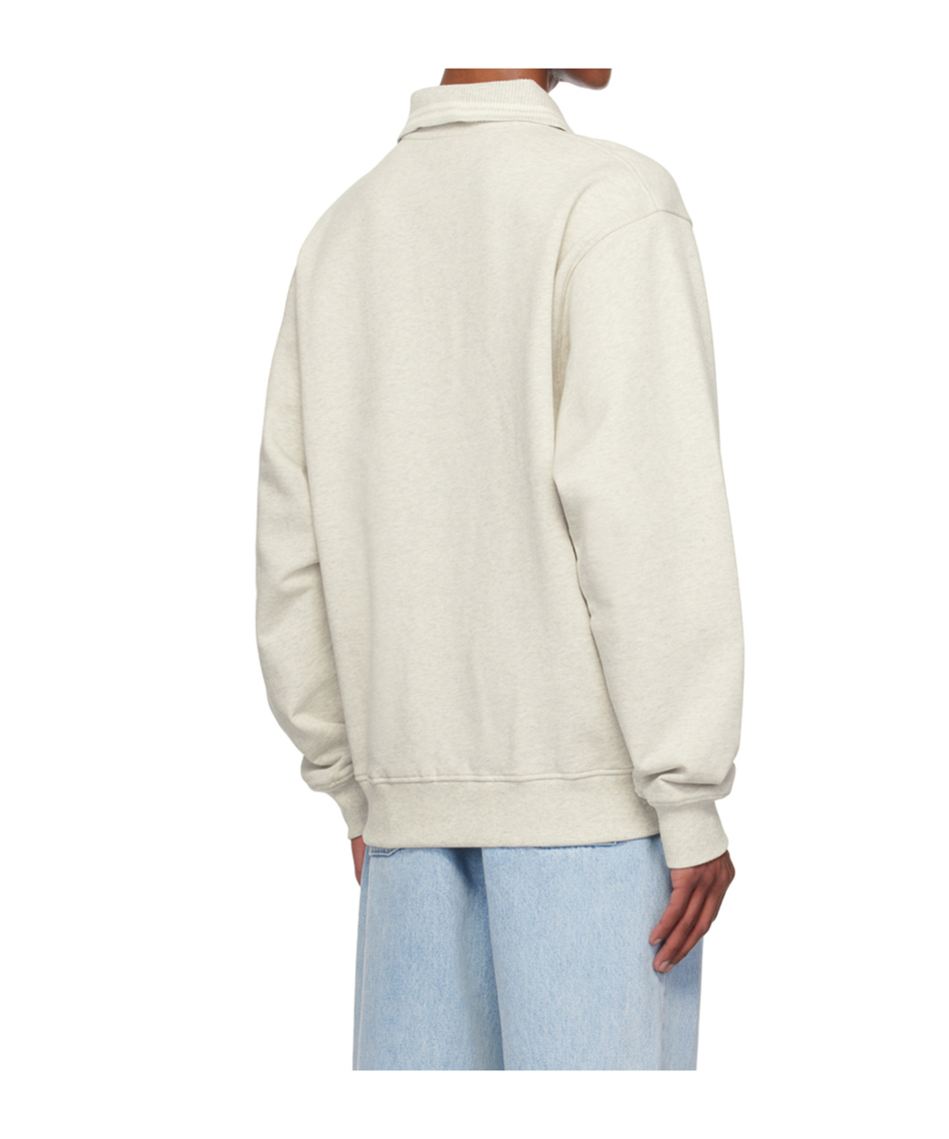Drôle De Monsieur Logo Embroidered Knitted Jumper In White