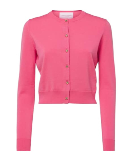 Carolina Herrera Knitted Cardigan In Pink