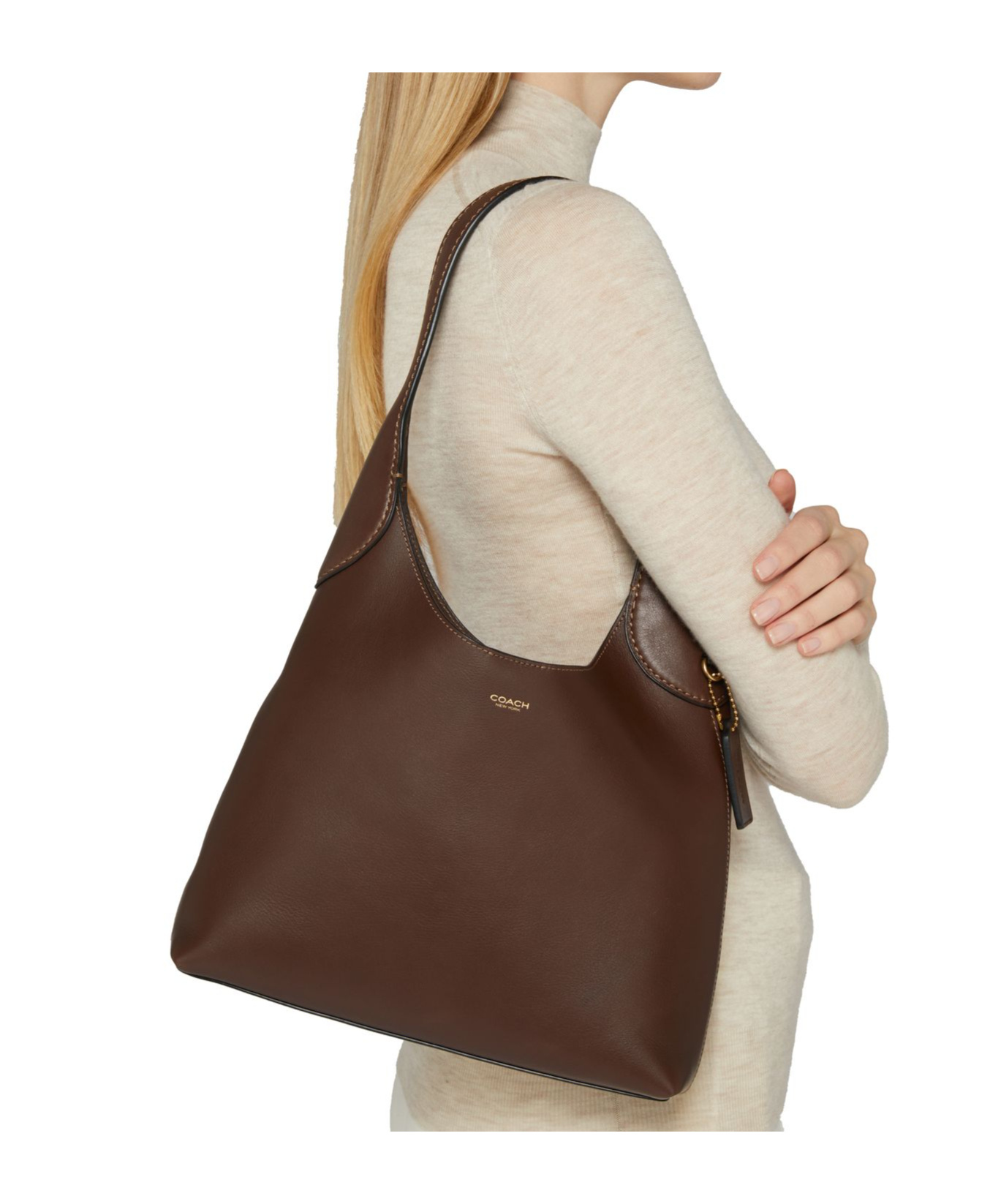 Shop Coach Brooklyn Shoulder Bag 28 In Red