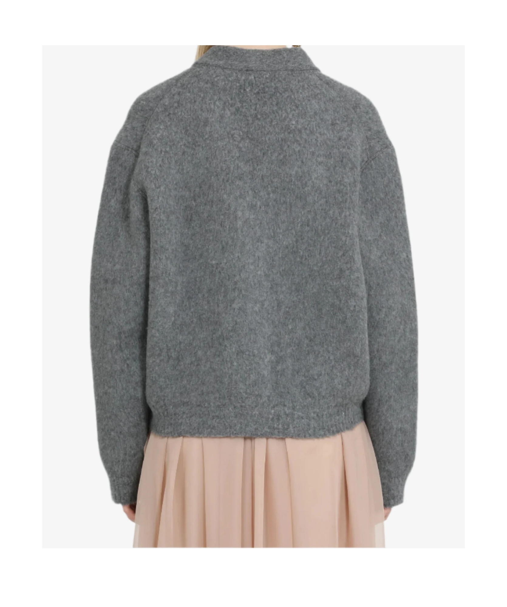 N°21 Button-fastening Cardigan In Gray