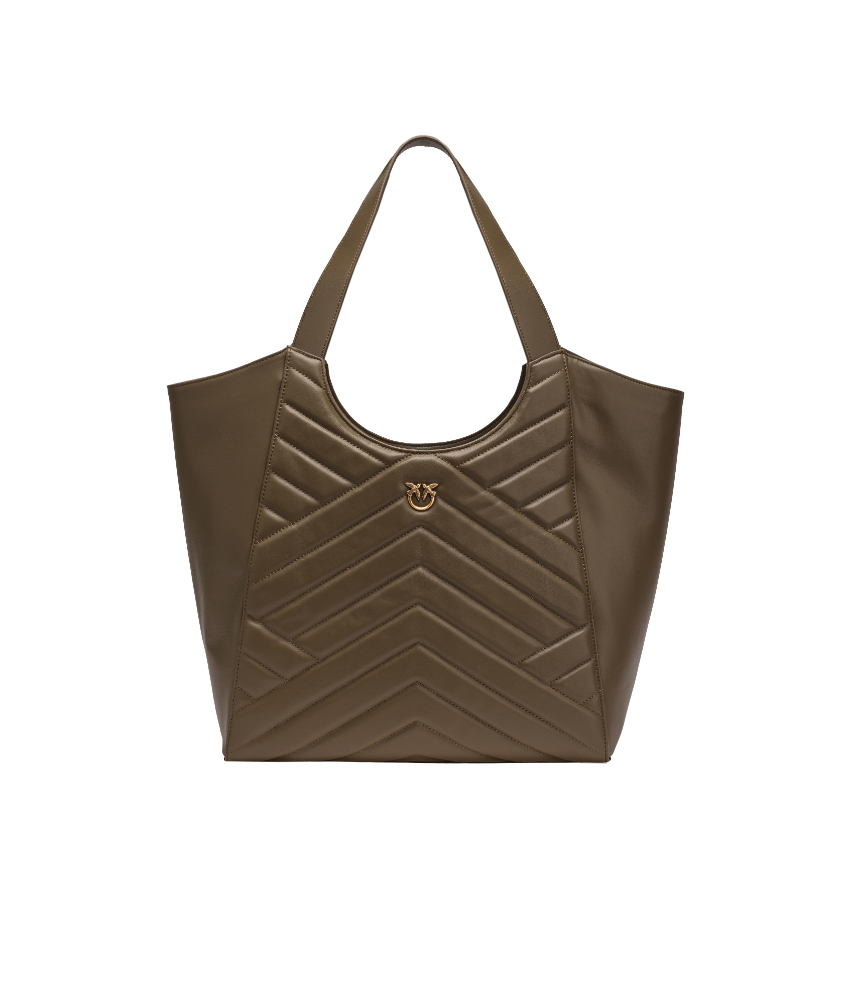Pinko Tote Bag Vitello Fiore Puzzle Quilt
