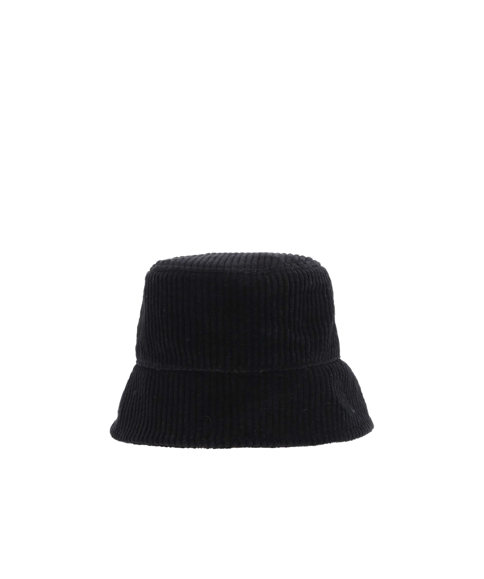 Jil Sander Cotton Velvet Bucket Hat In Black