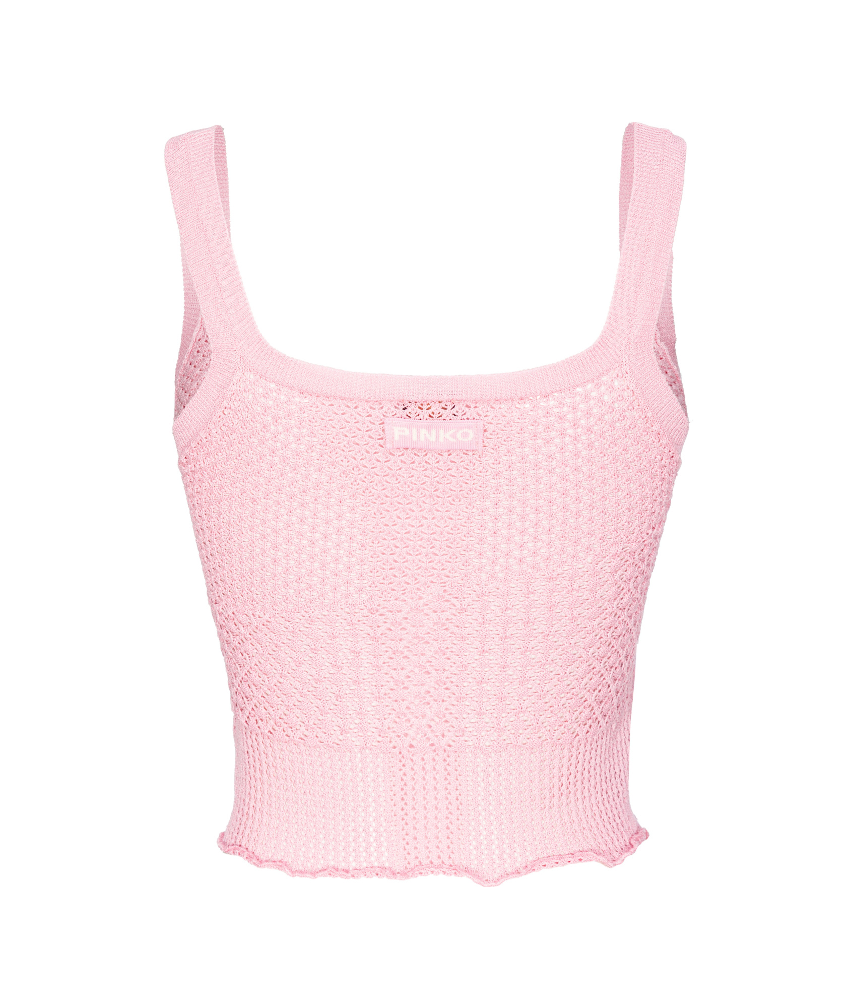 Pinko Sleeveless Vest In Pink
