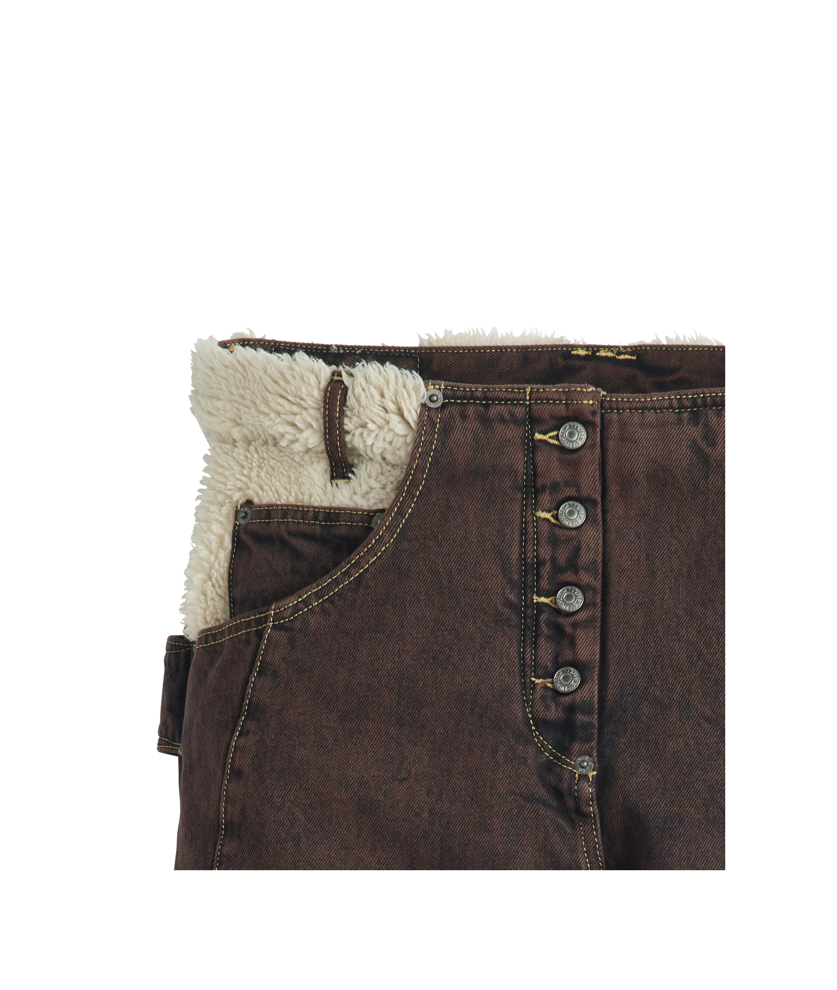 Shop Kiko Kostadinov X Levis Lambskin Belt And Pocket Jeans In Black