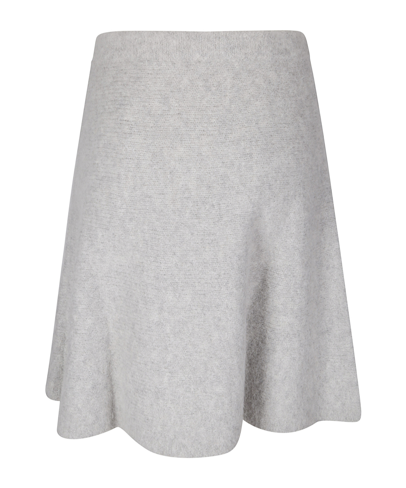 Samsoe & Samsoe Elasticated-waistband Skirt In Gray