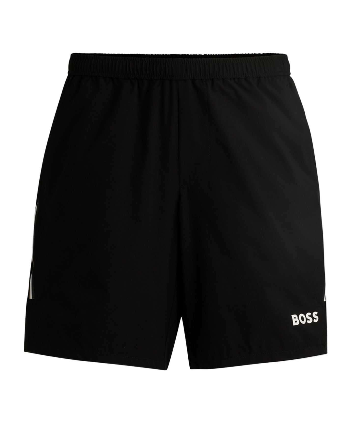 Hugo Boss X Matteo Berrettini Active Tennis Shorts With Four-way Stretch In Black