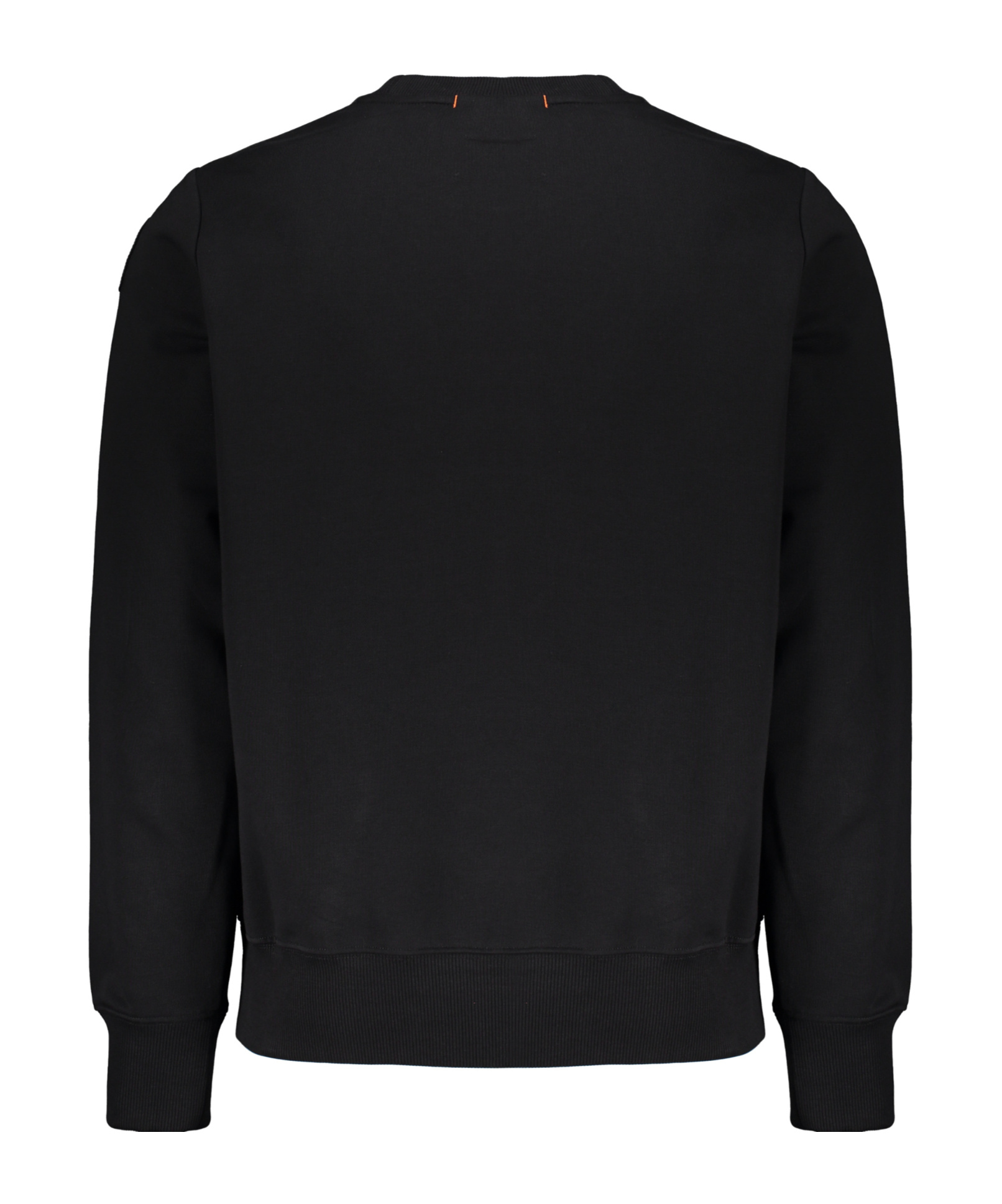 Parajumpers Crewneck Sweatshirt With Diagonal Back Structure In Black