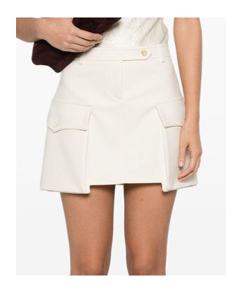 Tom Ford Klassischer Minirock In White