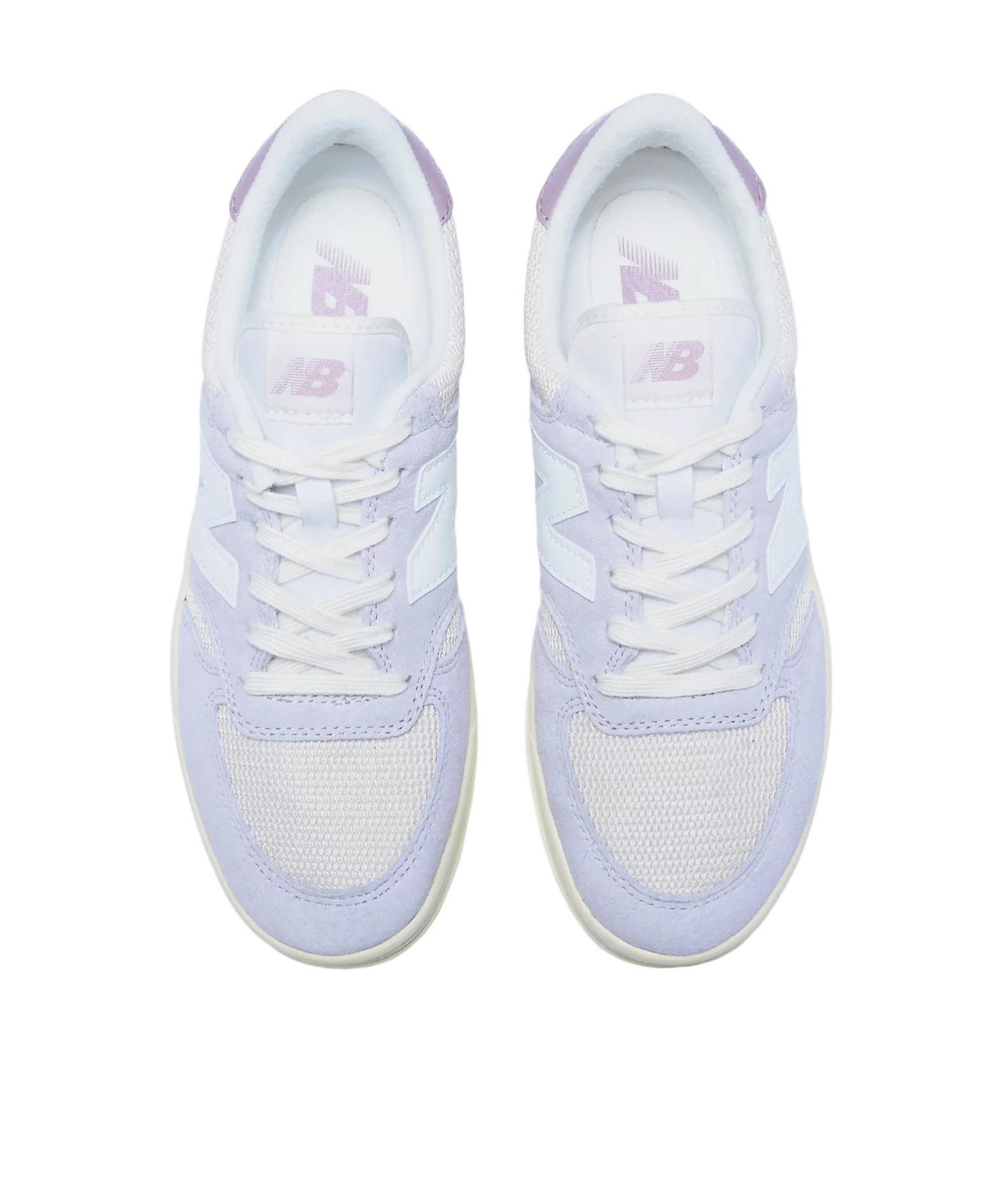 New Balance T500 In Pearl Grey With Linen And Iced Wine Color