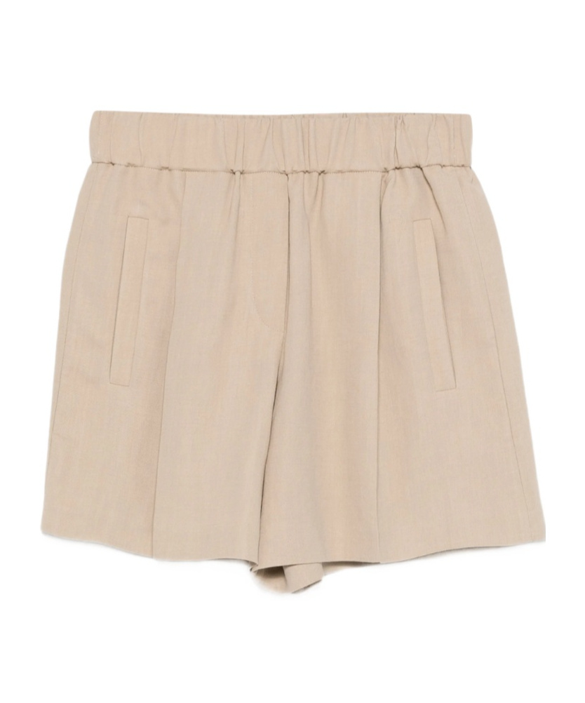 Brunello Cucinelli Pocket Shorts In Brown