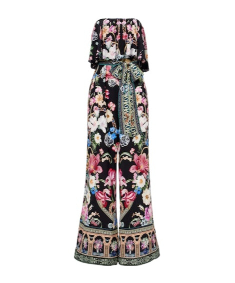 Camilla Midnight In Monserrate Printed Jumpsuit In Multicolor