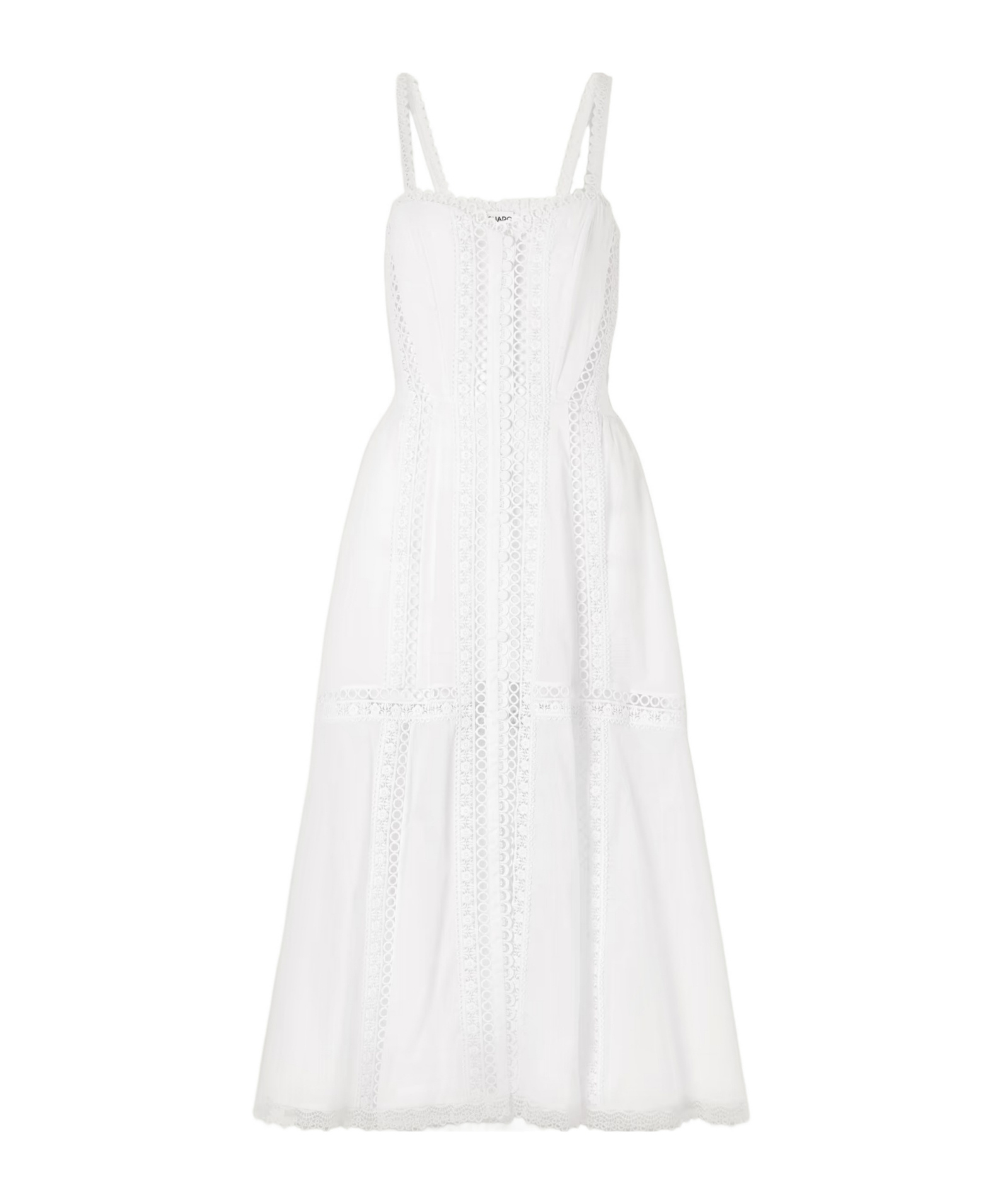 Charo Ruiz Ibiza Ibiza Broderie Maxi Dress In Blue