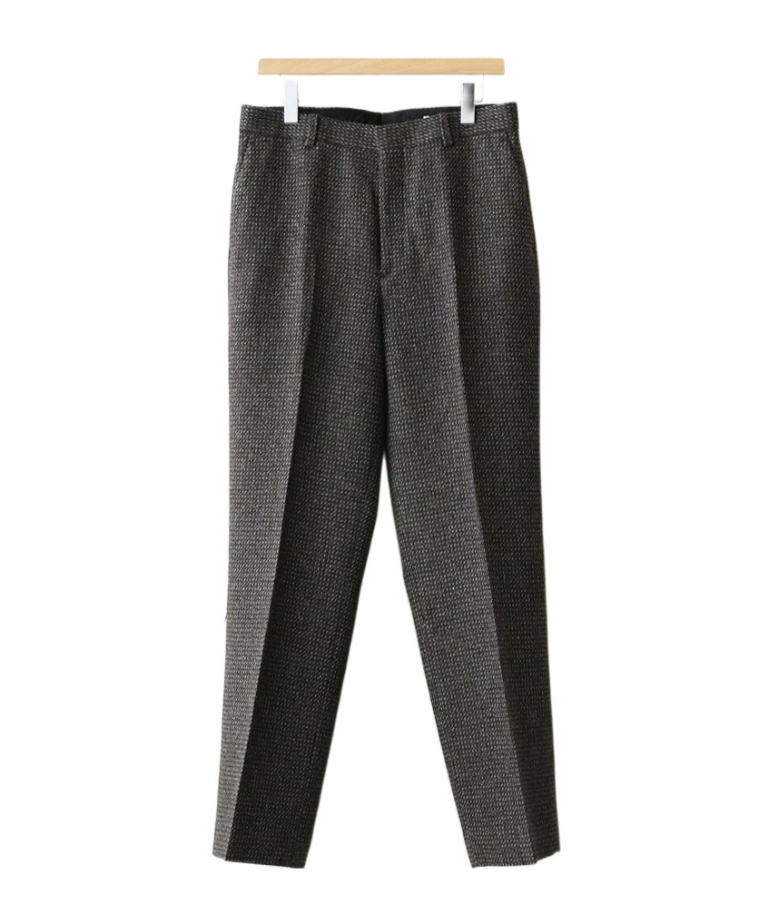 Auralee Belt Loop Casual Pants In Gray
