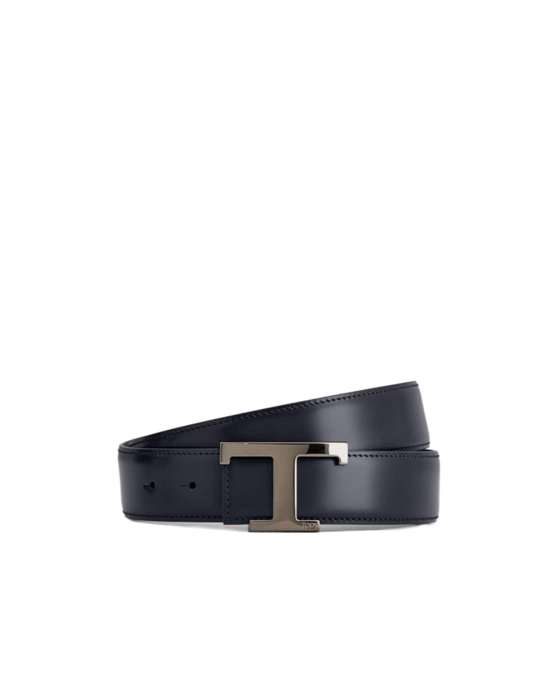 Tod's Two-color Belt In Black