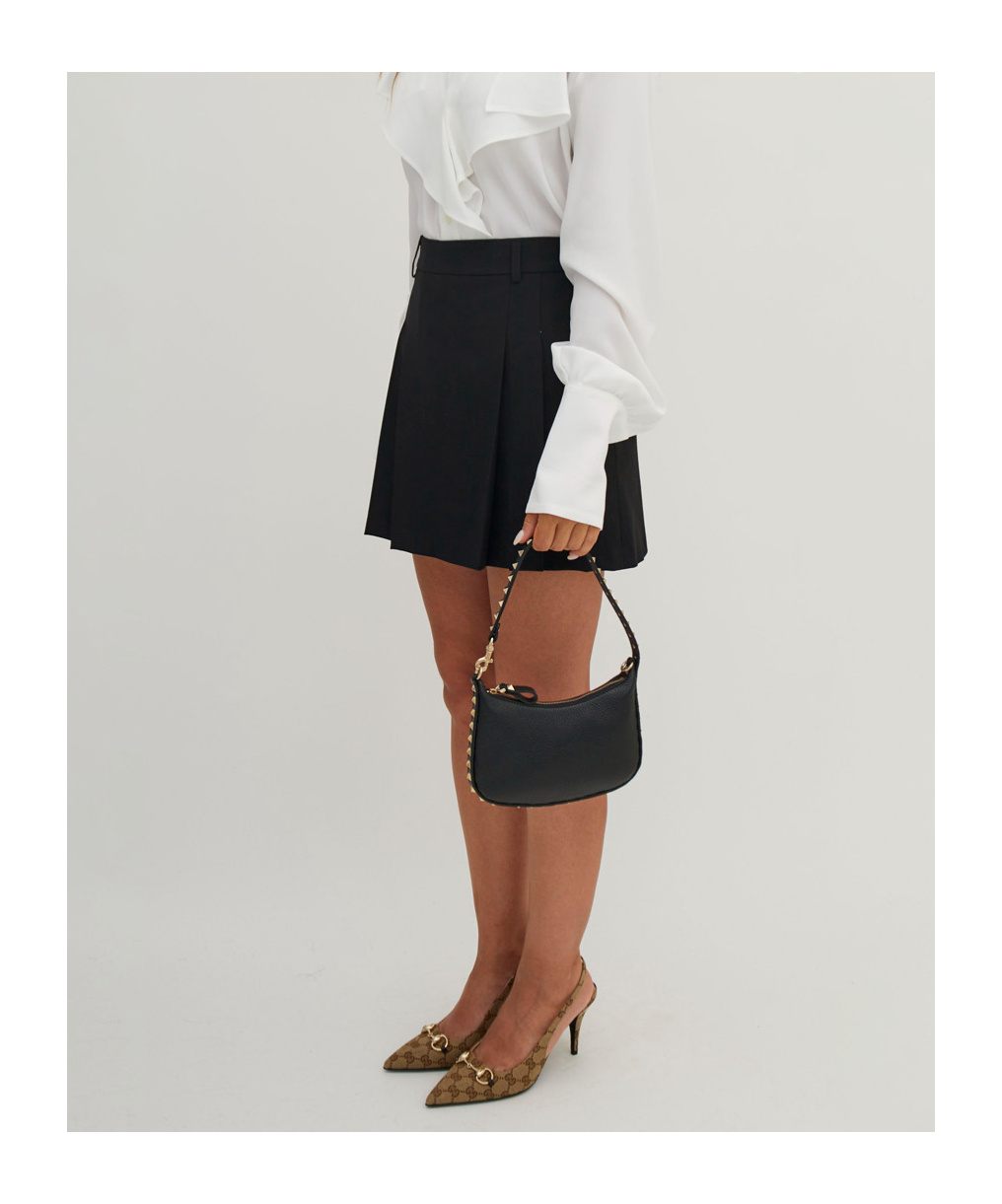 Valentino Mini Rockstud Shoulder Bag In Black