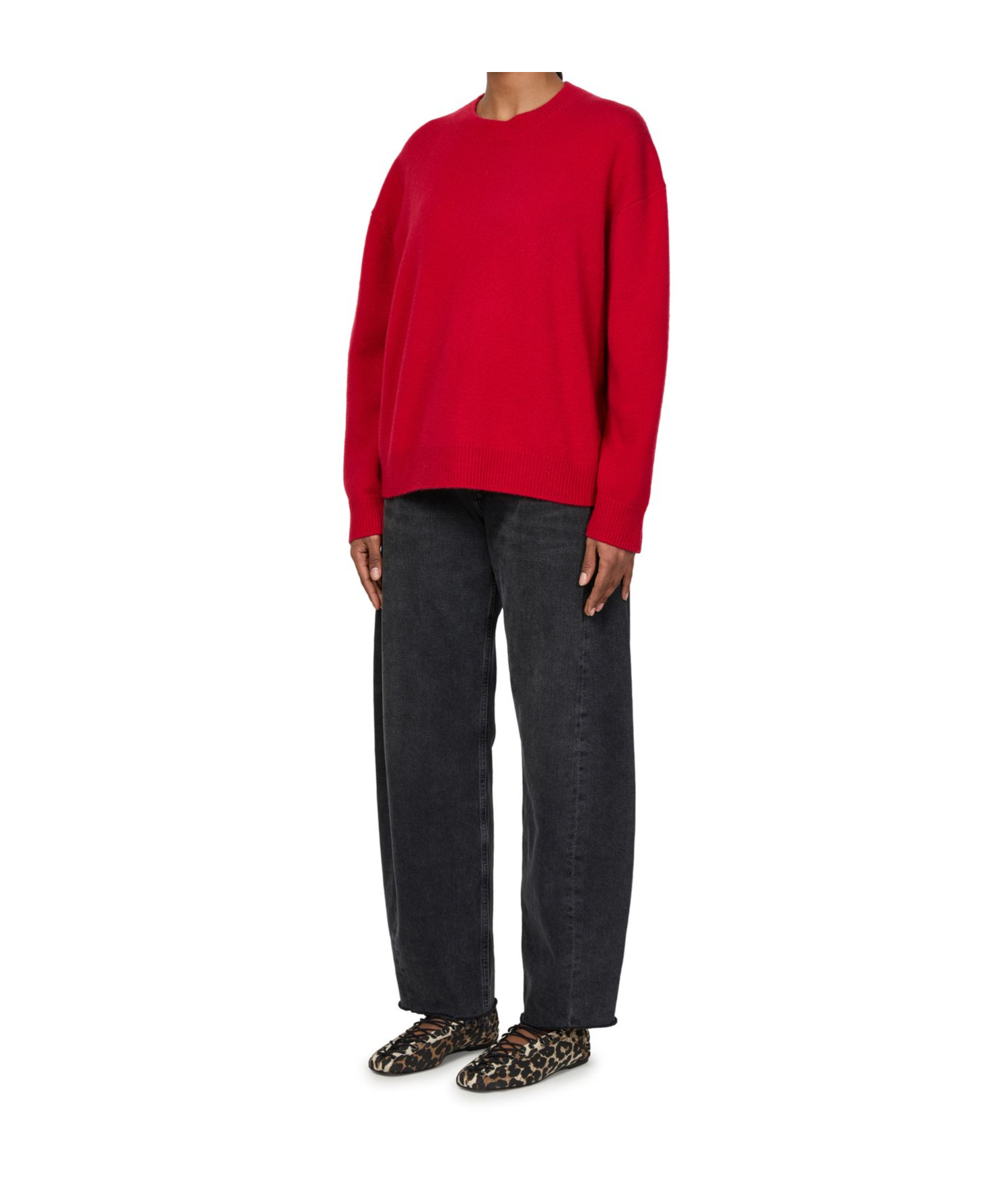 Anine Bing Cashmere Lee Sweater In Red