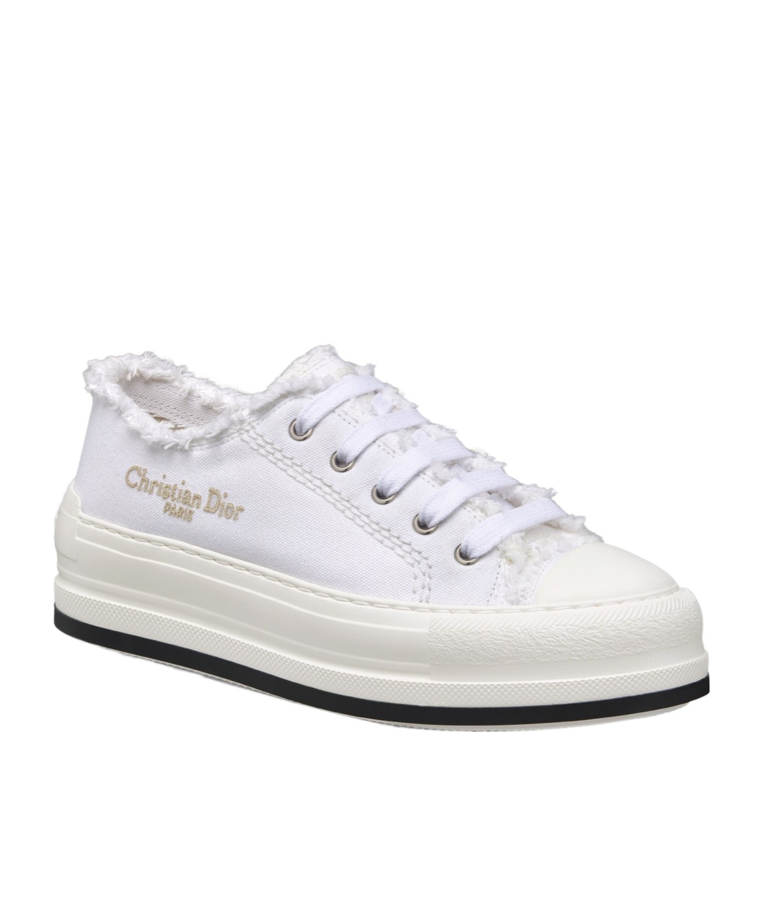 Dior Walk N Lace-up Casual Sneakers In White