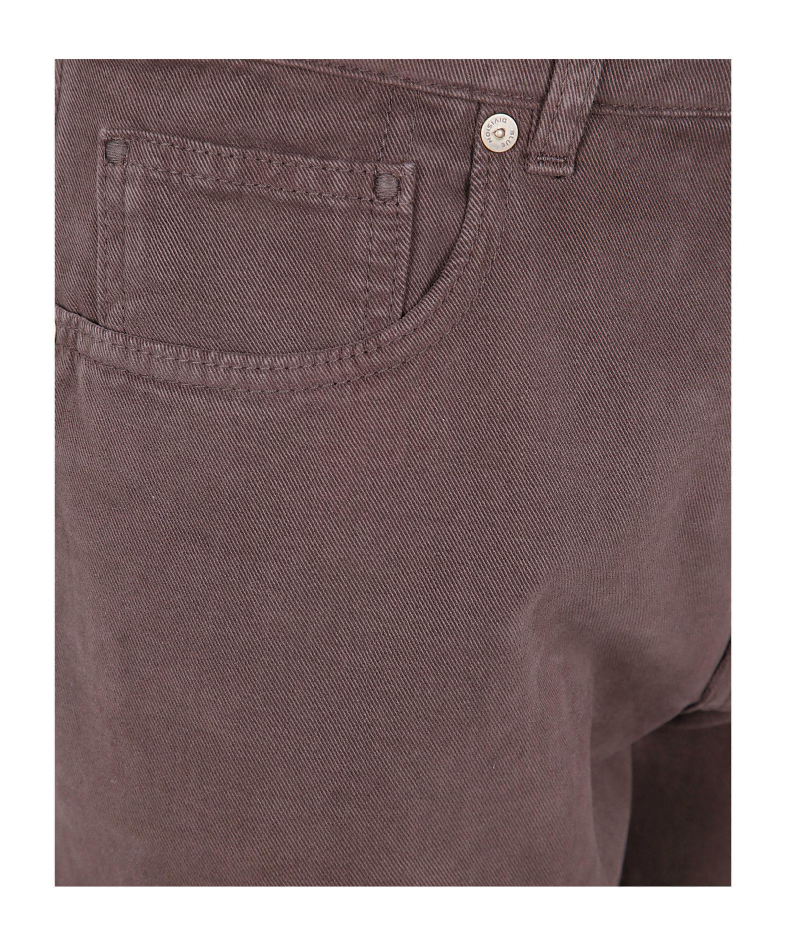 Incotex Logo-patch Tapered Trousers In Brown