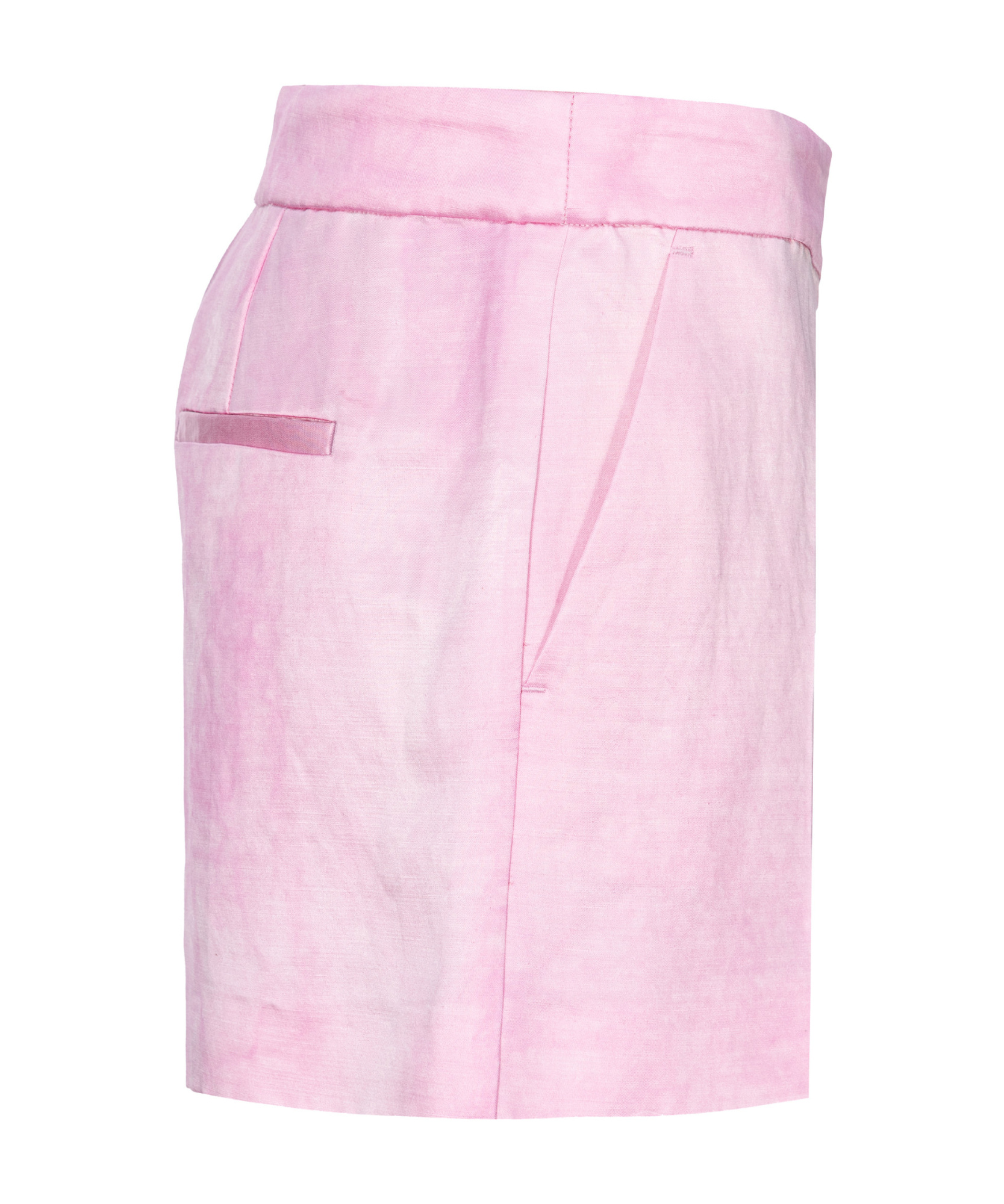 Pinko Linen-blend Shorts In Pink