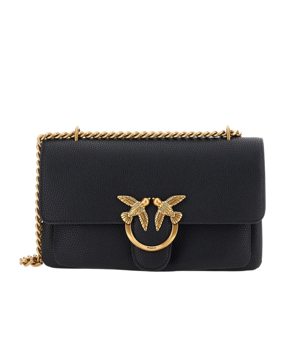 Pinko Flip Shoulder Bag In Black