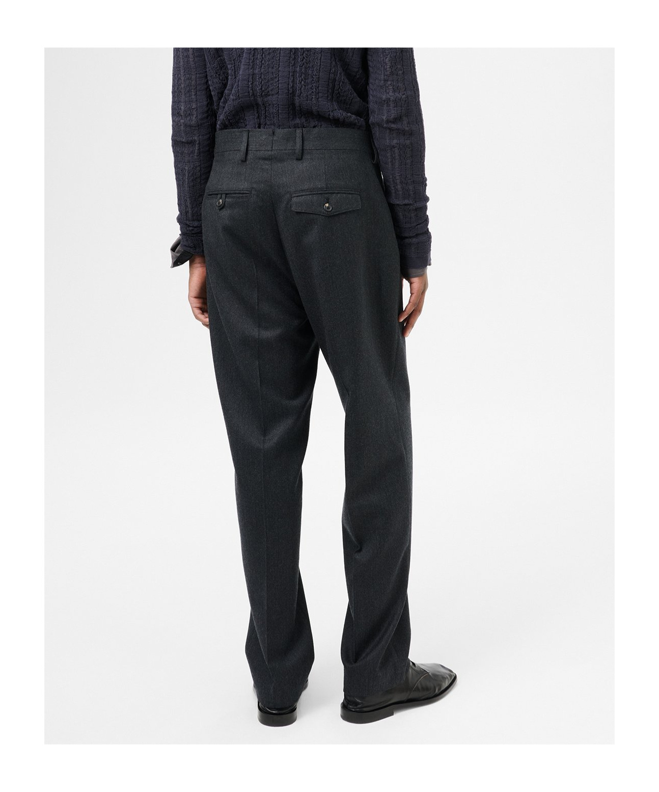 Our Legacy Maitre D Belt-loop Casual Pants In Black