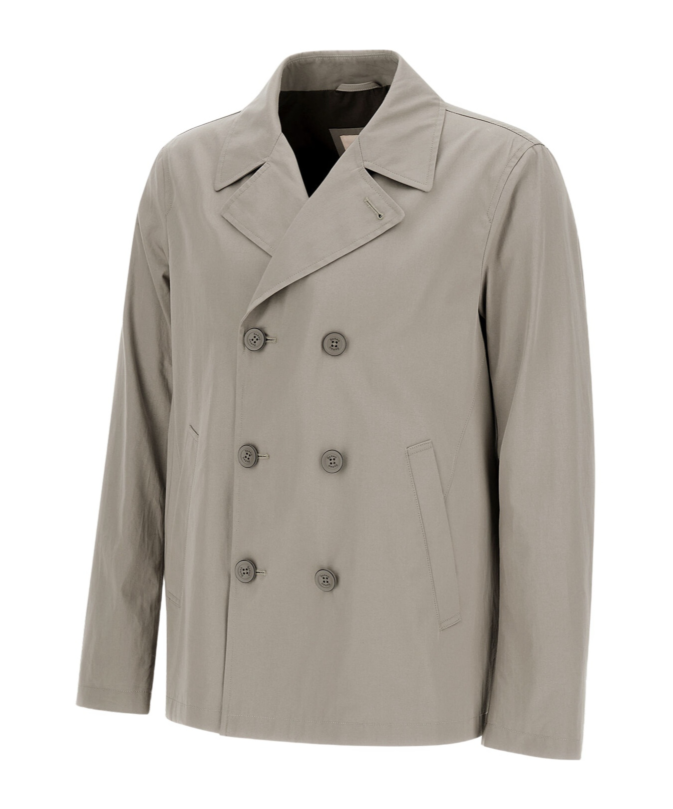 Herno Long Sleeve Casual Jacket In Gray