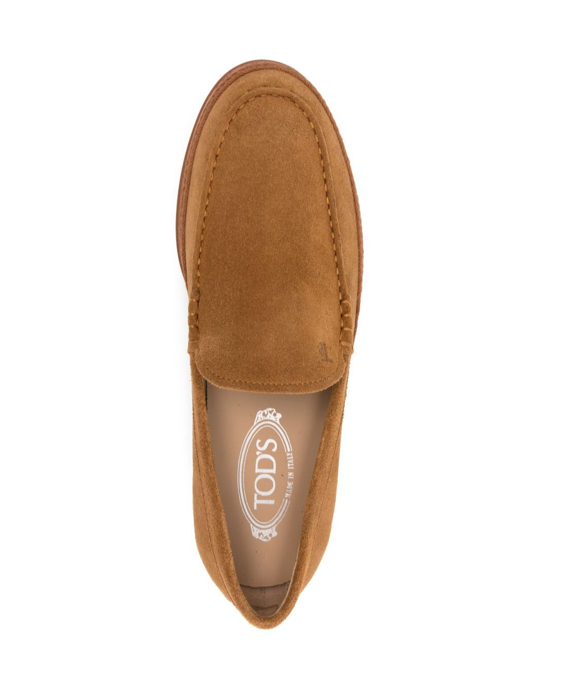 Tod's Suede Loafers In Brown
