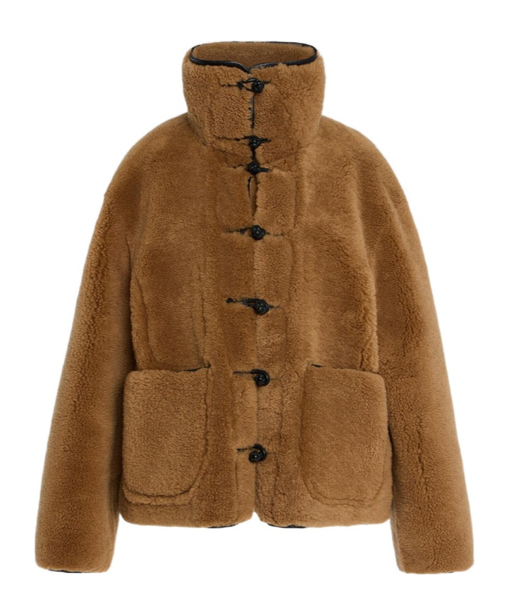 Rohe Long Sleeve Jacket In Brown