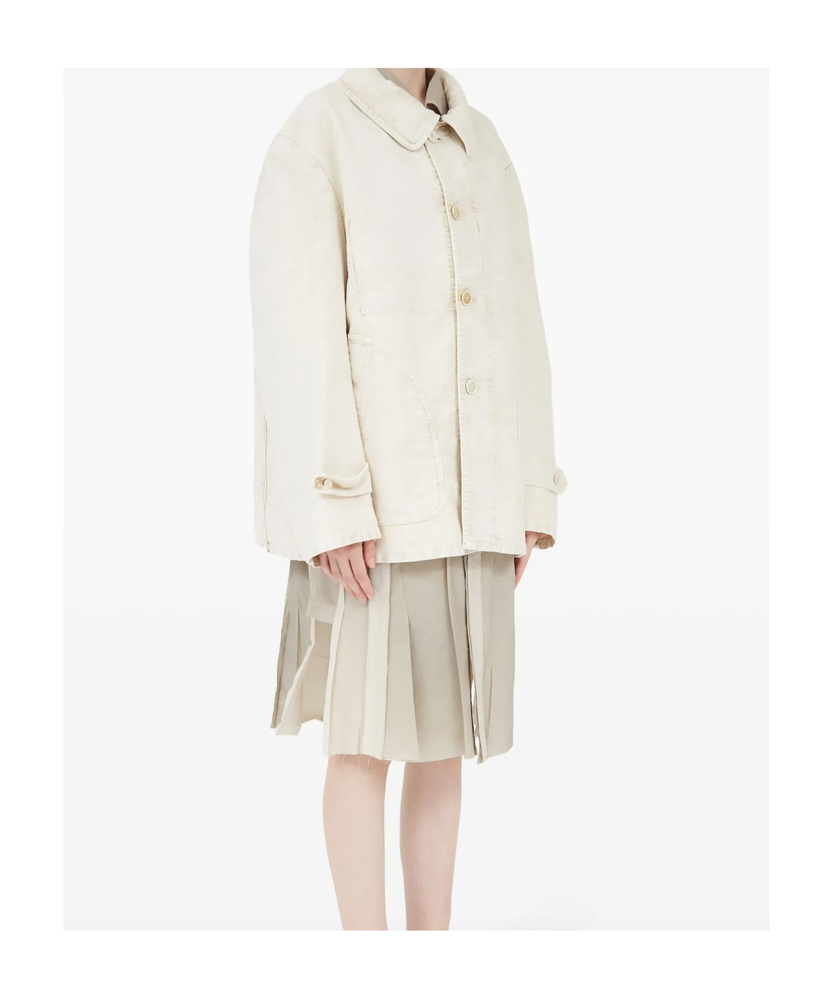 Maison Margiela Denim Jacket In White