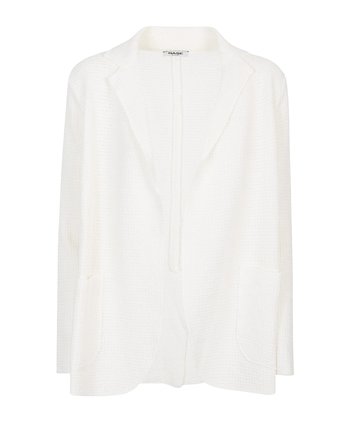 Baserange Long Sleeve Casual Jacket In White