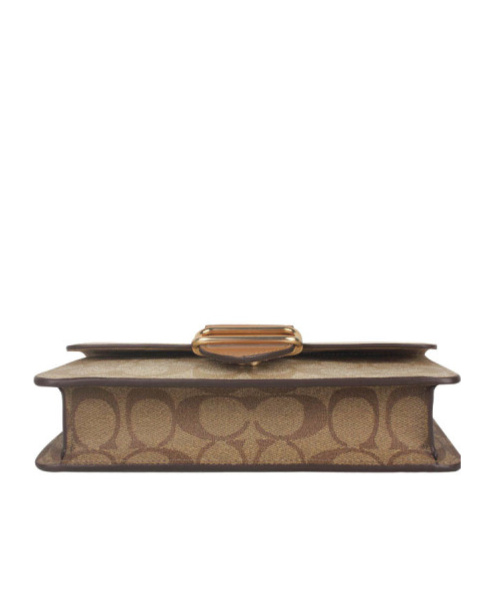 Coach Morgan Printing Flip Shoulder Bag In Nude