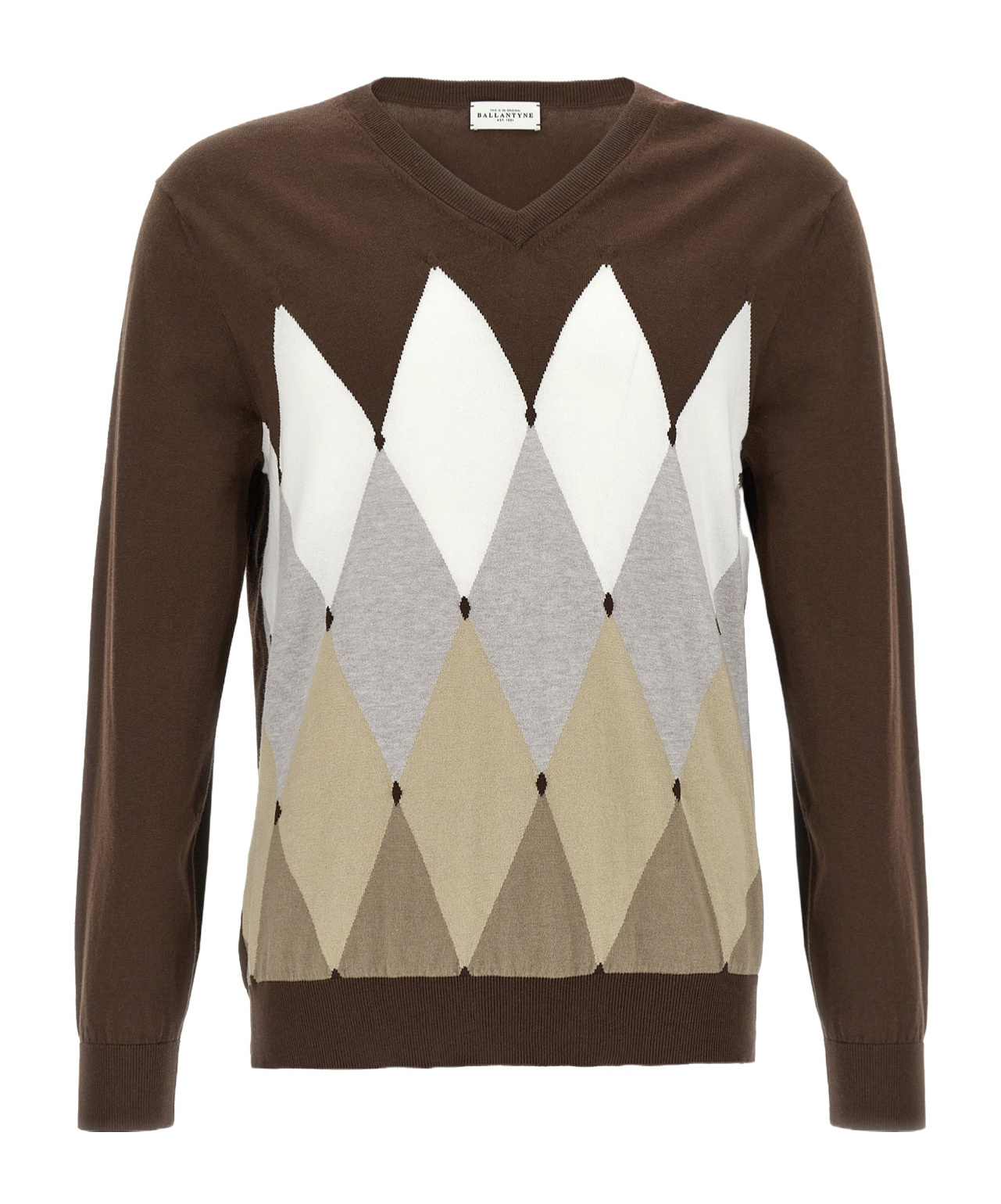 Ballantyne Argyle Sweaters And Cardigans In Multicolor