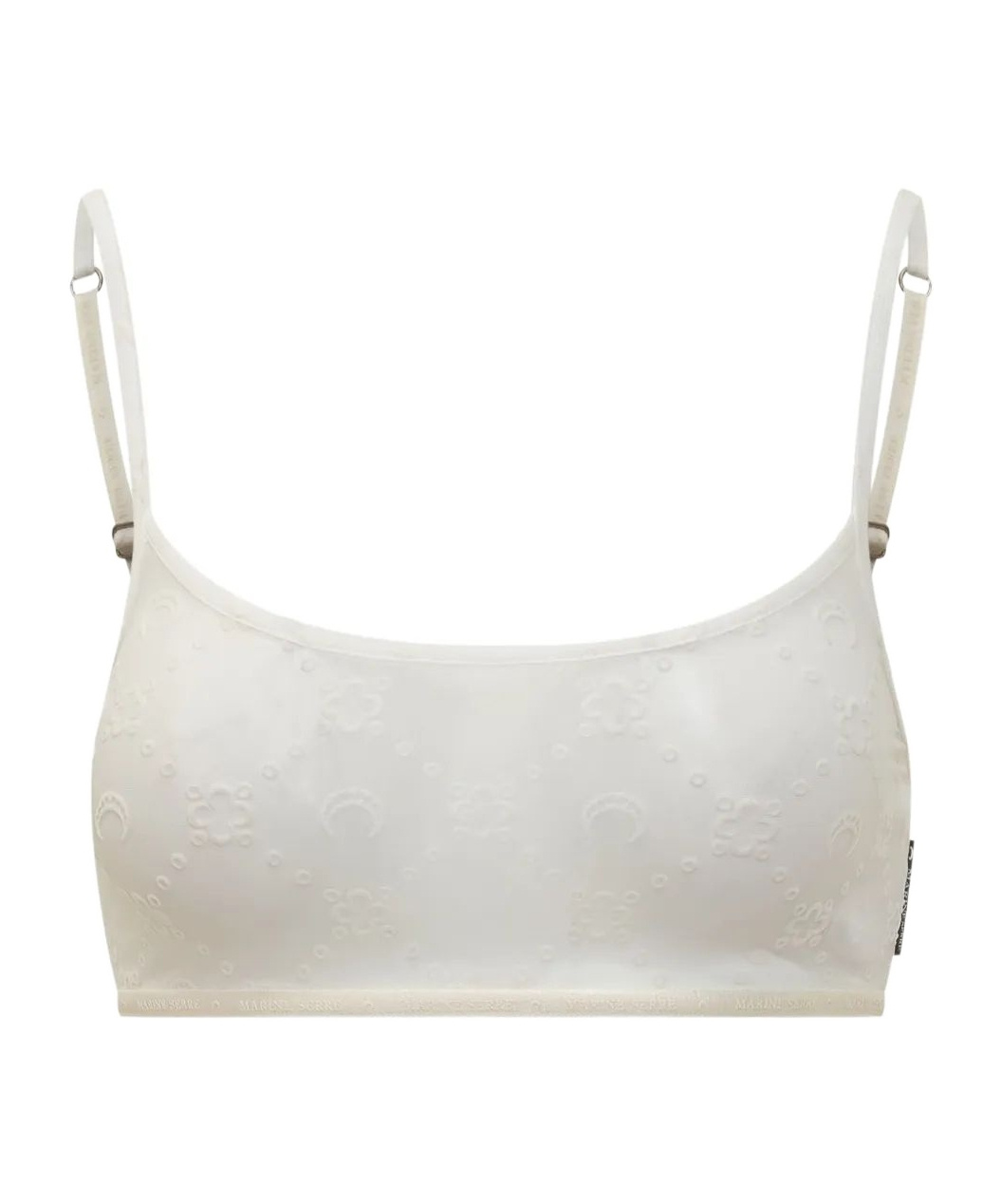 Marine Serre Patterned-jacquard Bra