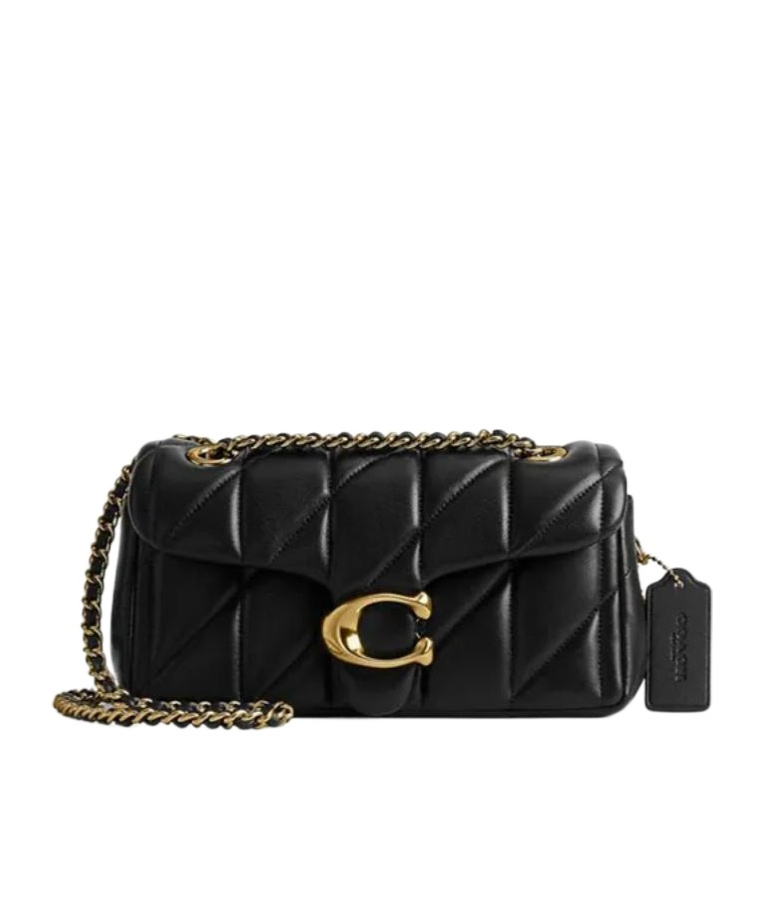 Coach Tabby 26 Nappa Leather Shoulder Bag In Black