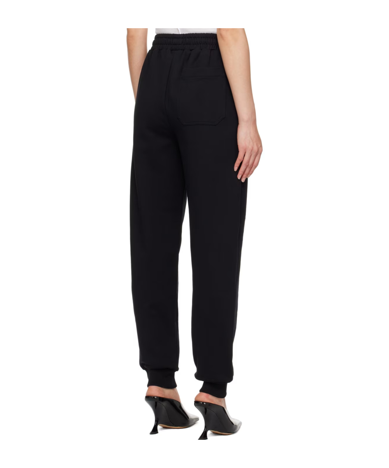 Helmut Lang Elastic Waist Sweatpants In Black