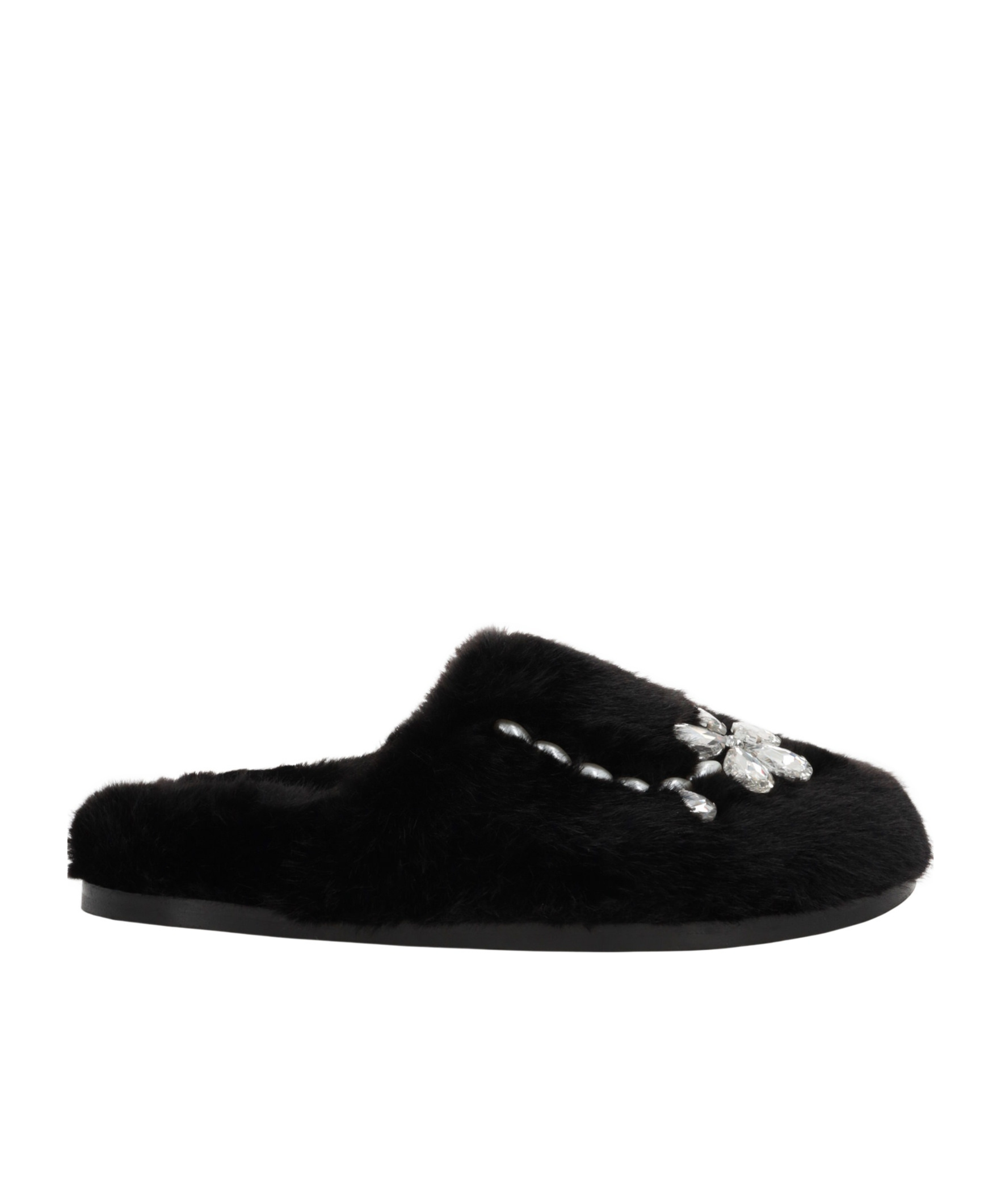 SIMONE ROCHA RHINESTONE-EMBELLISHED SLIPPERS
