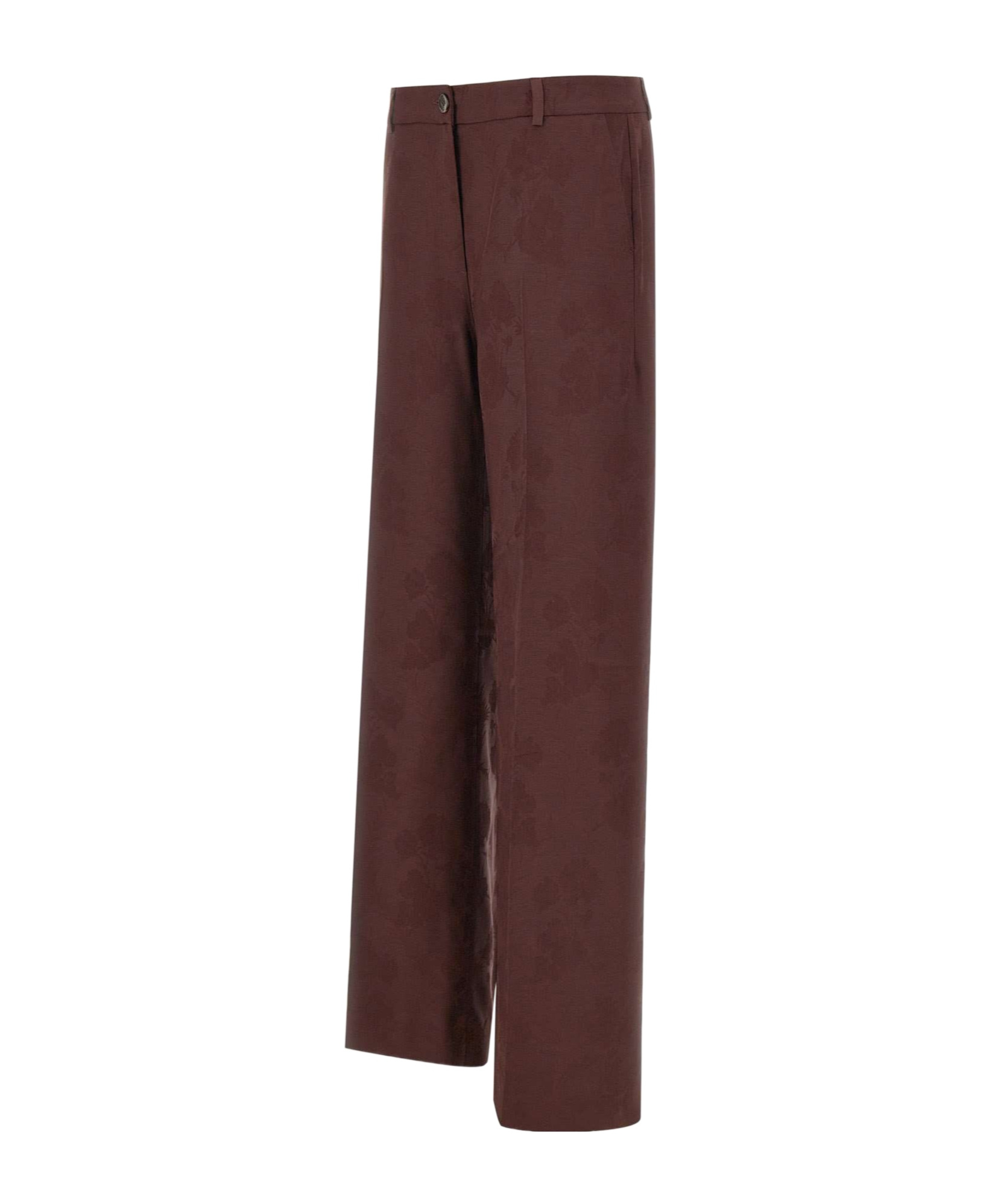 Etro Belt Loop Casual Pants In Red