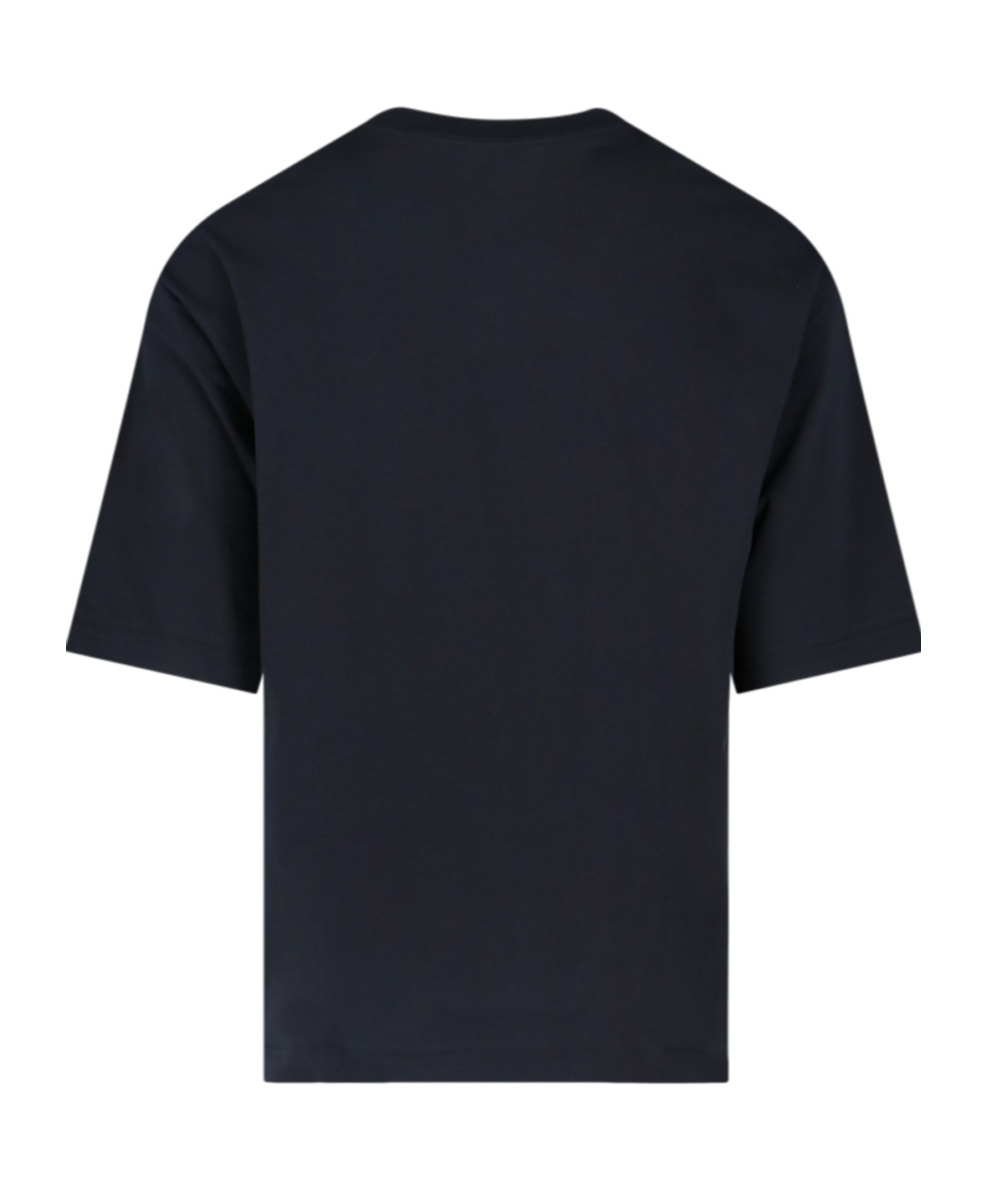 Studio Nicholson Solaris Short Sleeves Sweater In Black