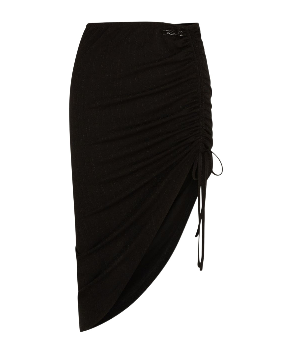 Karl Lagerfeld K/signature Midi Skirt In Black