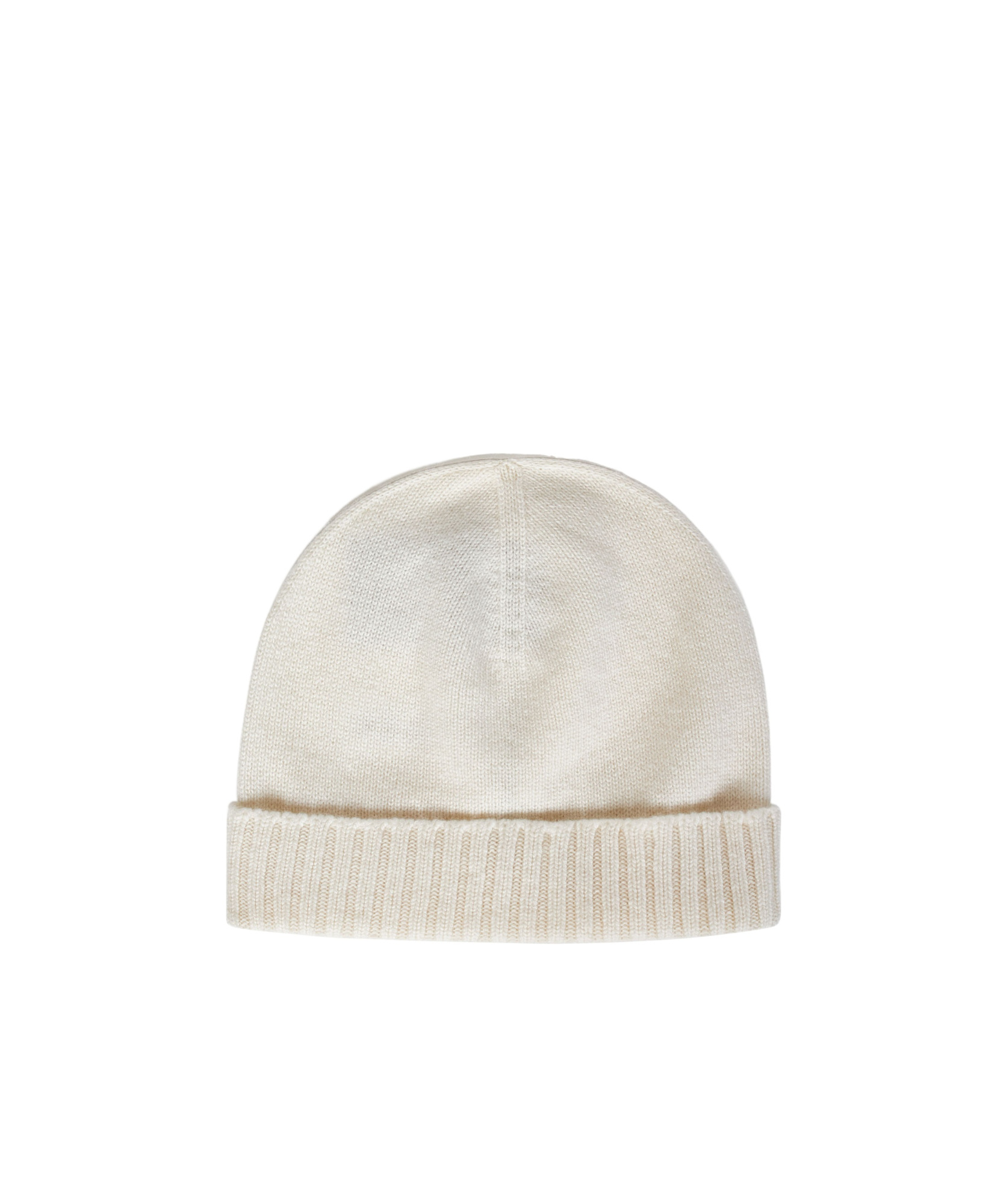 Malo Fine-knit Cashmere Beanie In White