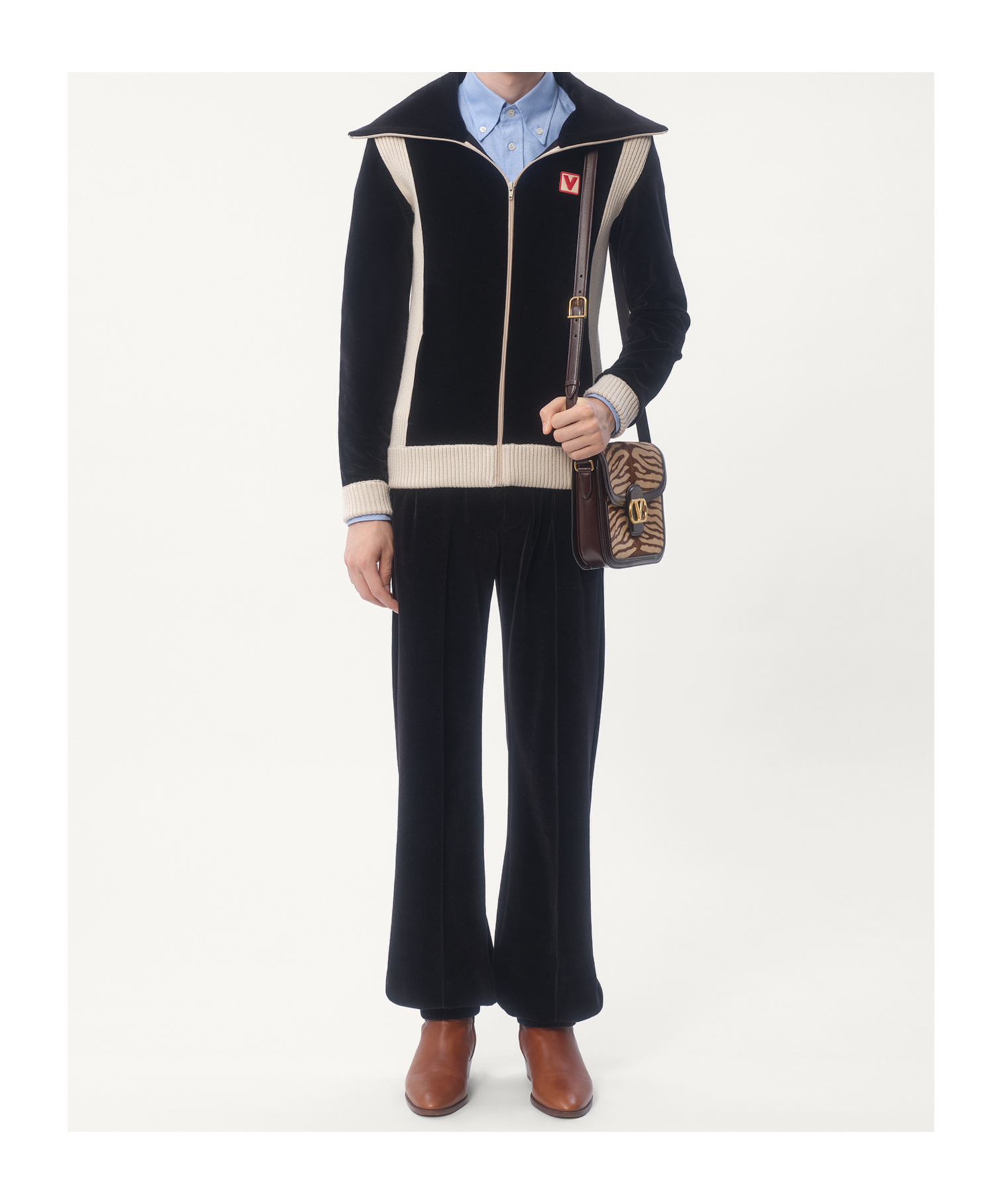 Valentino Chez Sweatshirt In Black
