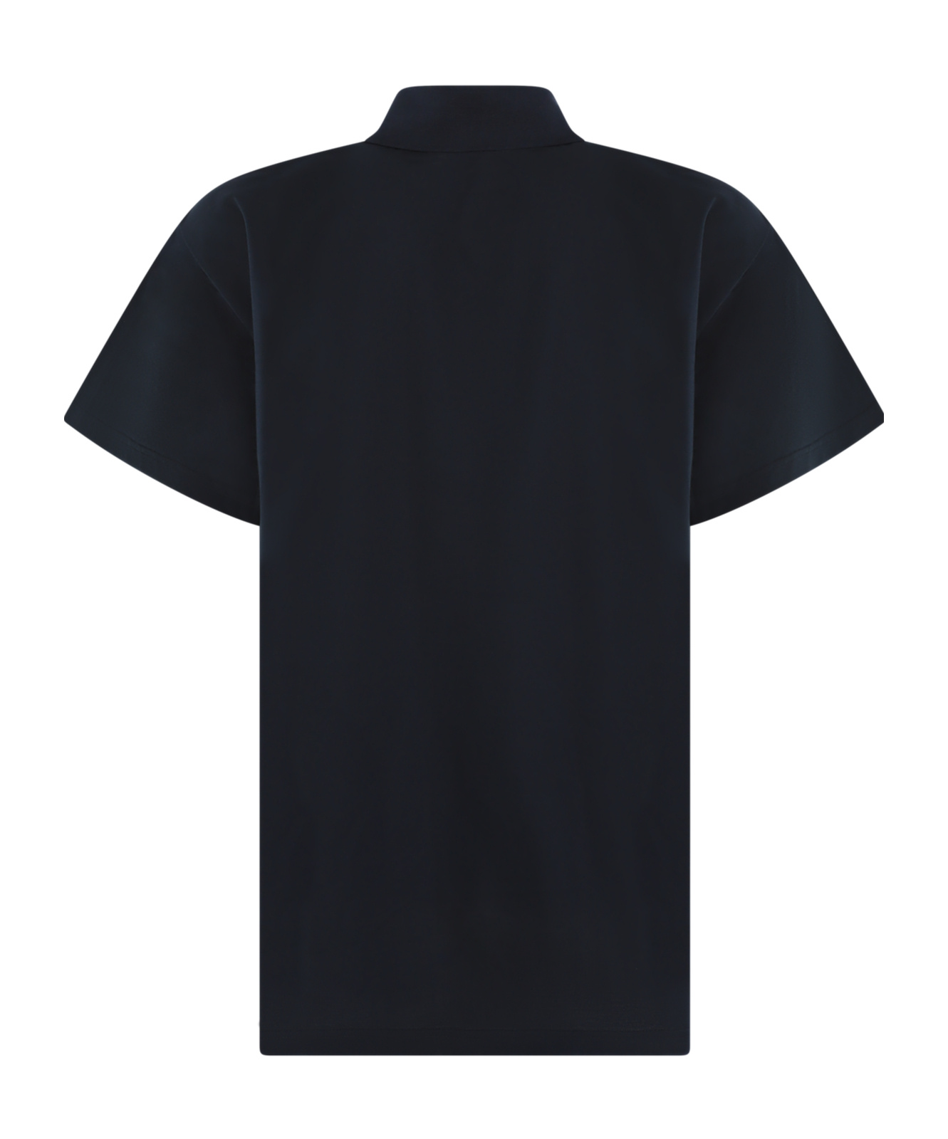 Balenciaga Logo's Polo Shirt In Black