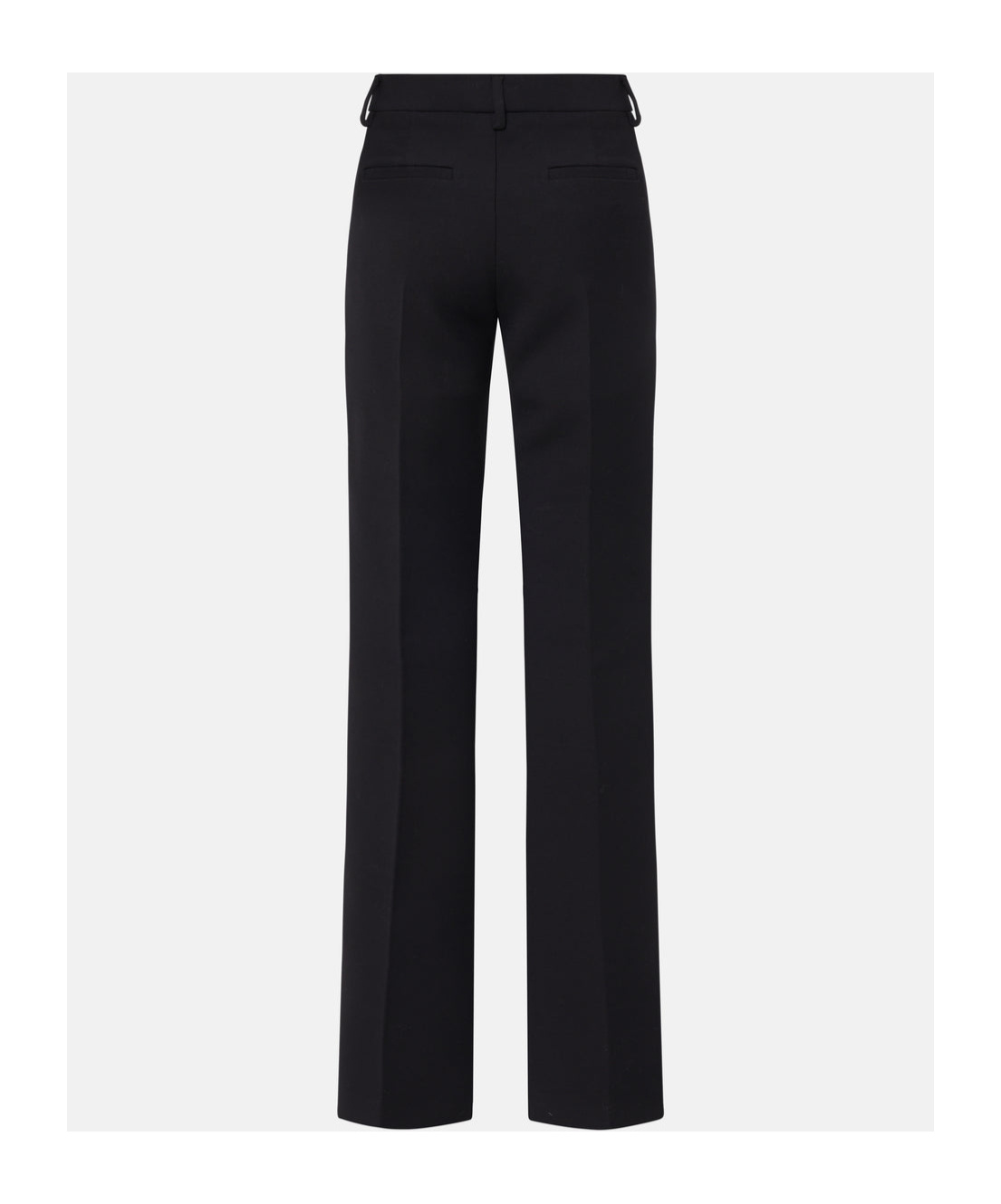 Alessandra Rich Pleat Detailed Tailored Trousers In Black