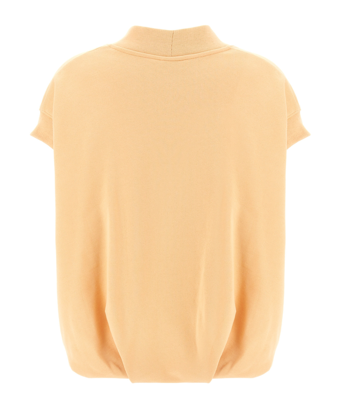 Shop Dries Van Noten Hann V-neck Short-sleeved Sweatshirt In Nude