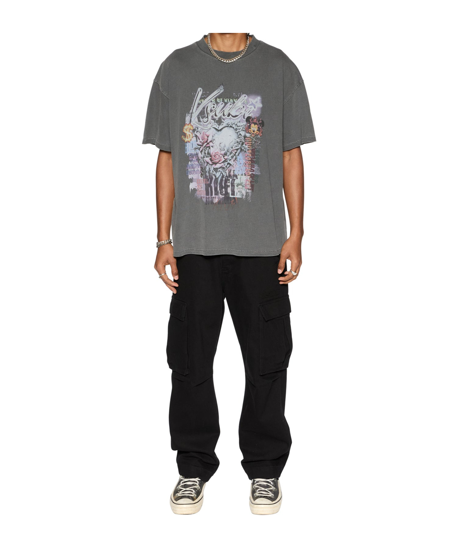 KSUBI SKETCH EKCESS OVERSIZED T-SHIRT