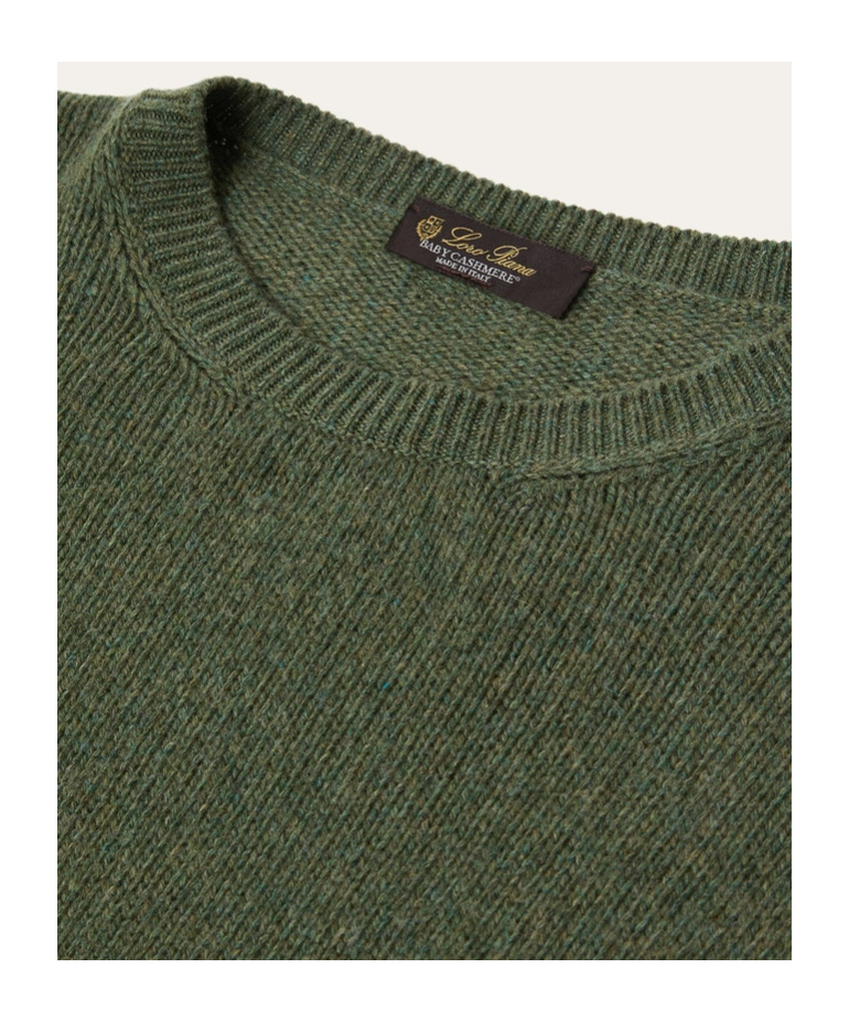 Loro Piana Fobello Crewneck In Green