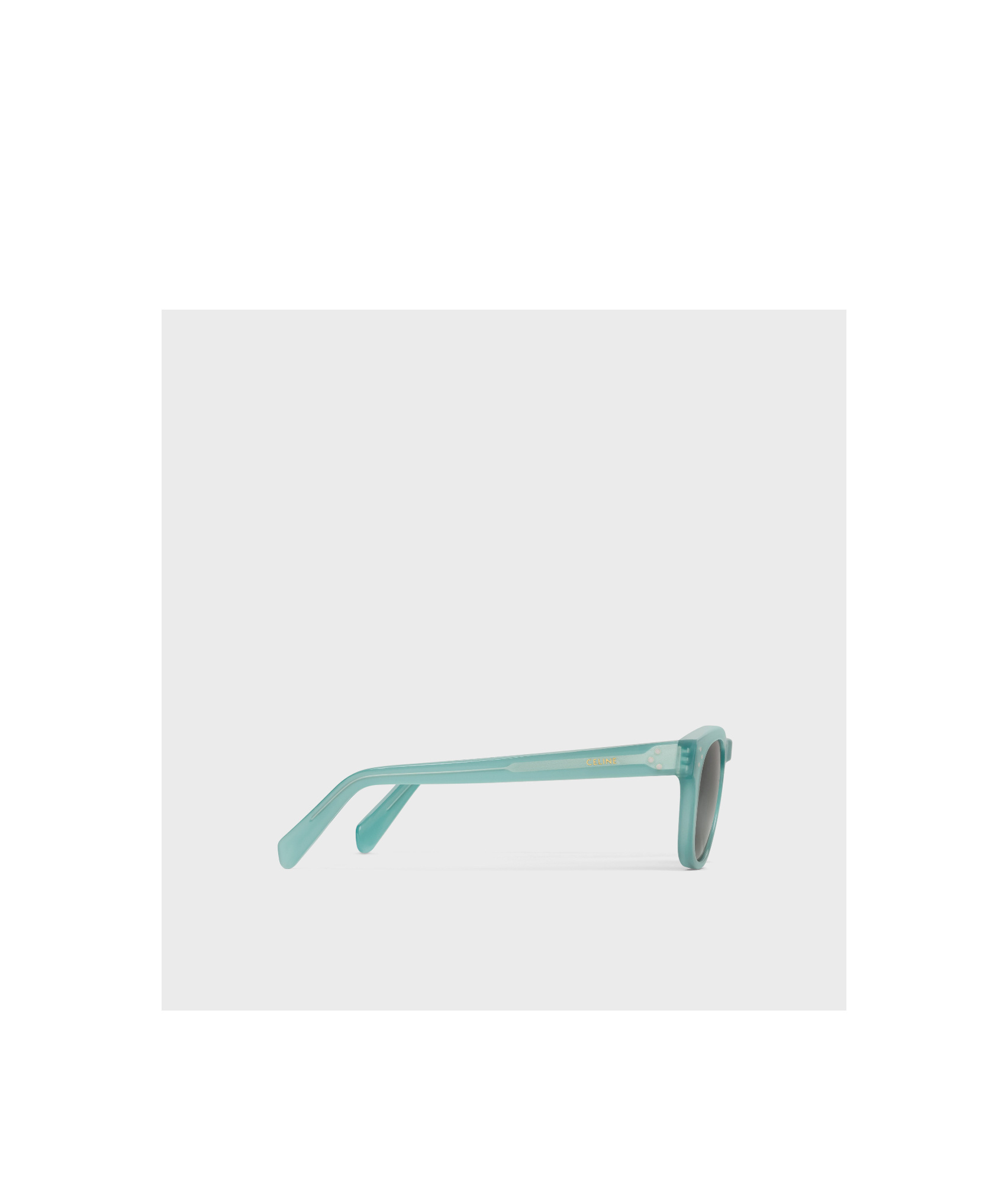Celine Logo Sunglasses In Green