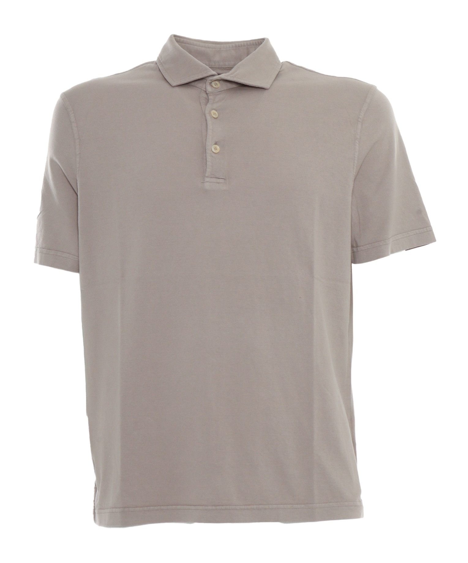 Fedeli Zero Cotton Jersey Polo Shirt In Brown