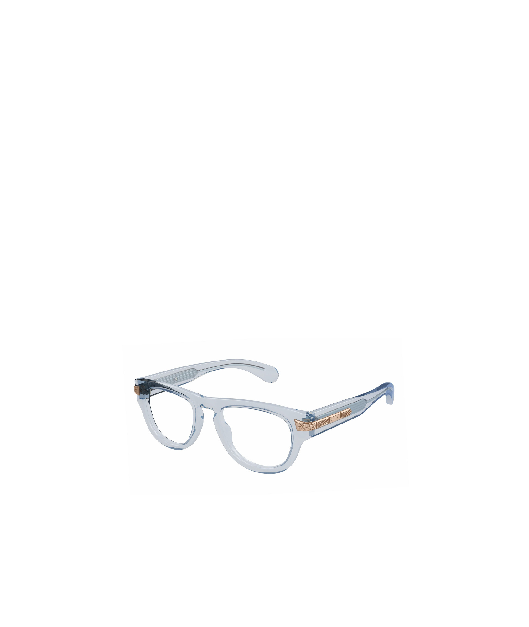 Gucci Round-frame Glasses In White